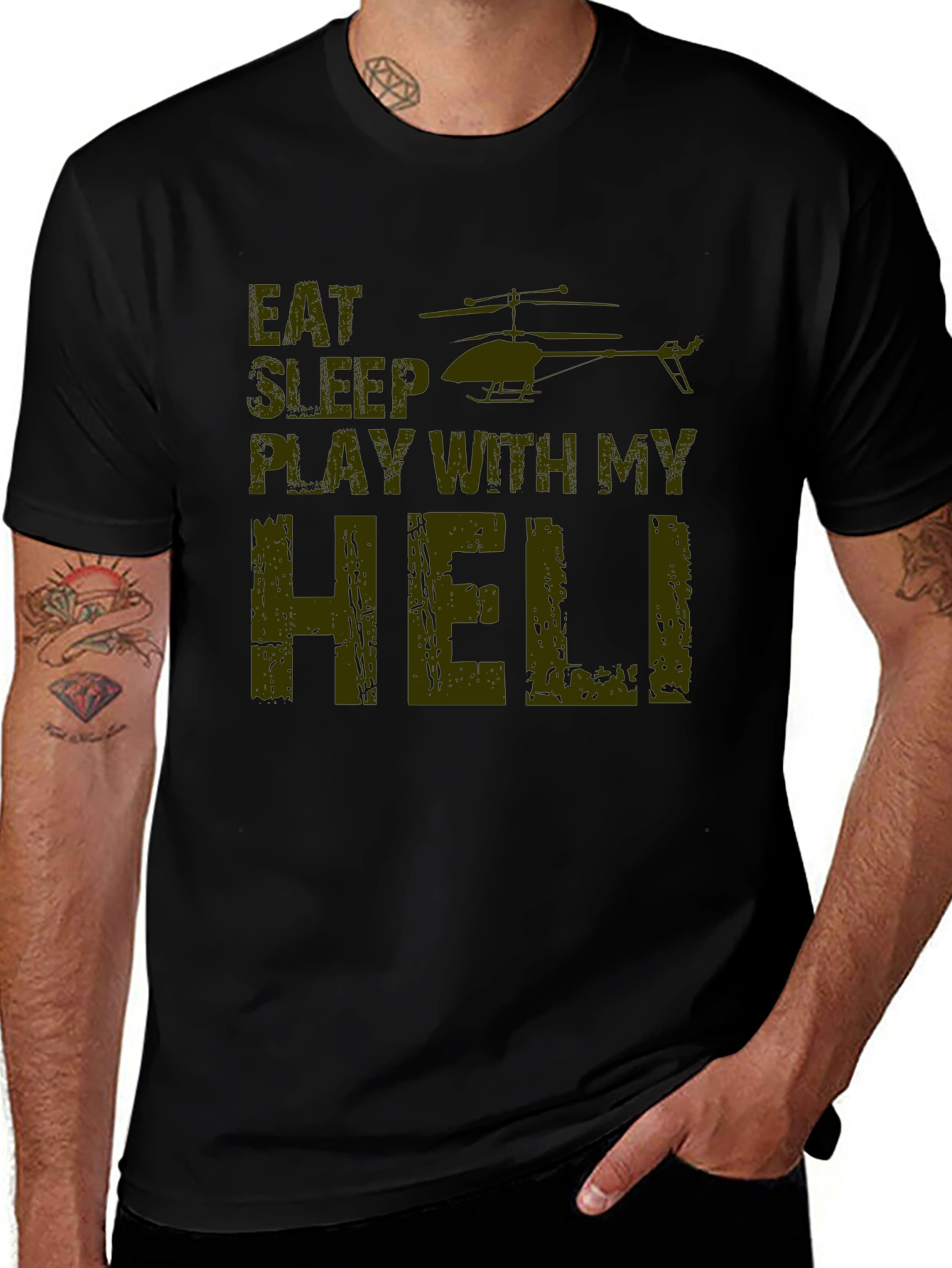 Eat Sleep Play with My Heli T-Shirt