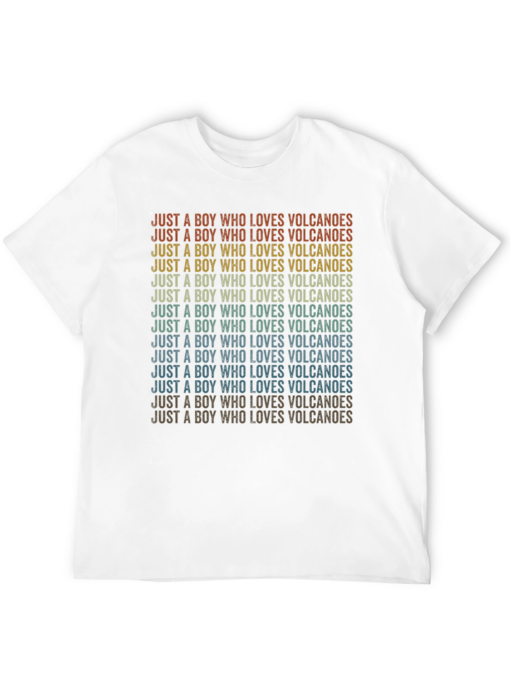Boy Who Loves Volcanoes Retro Graphic Tee