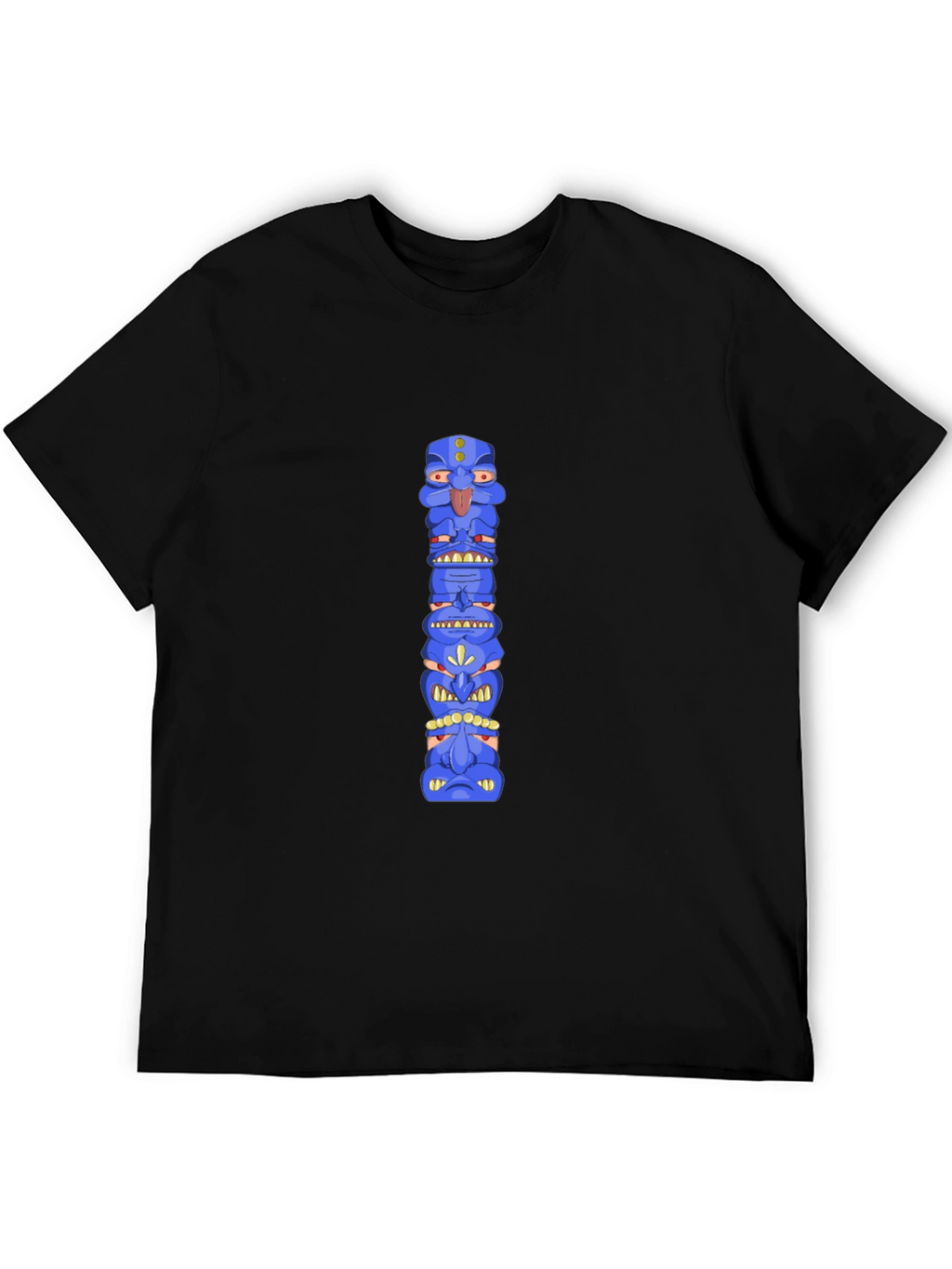 Blue Totem Pole Graphic Tee