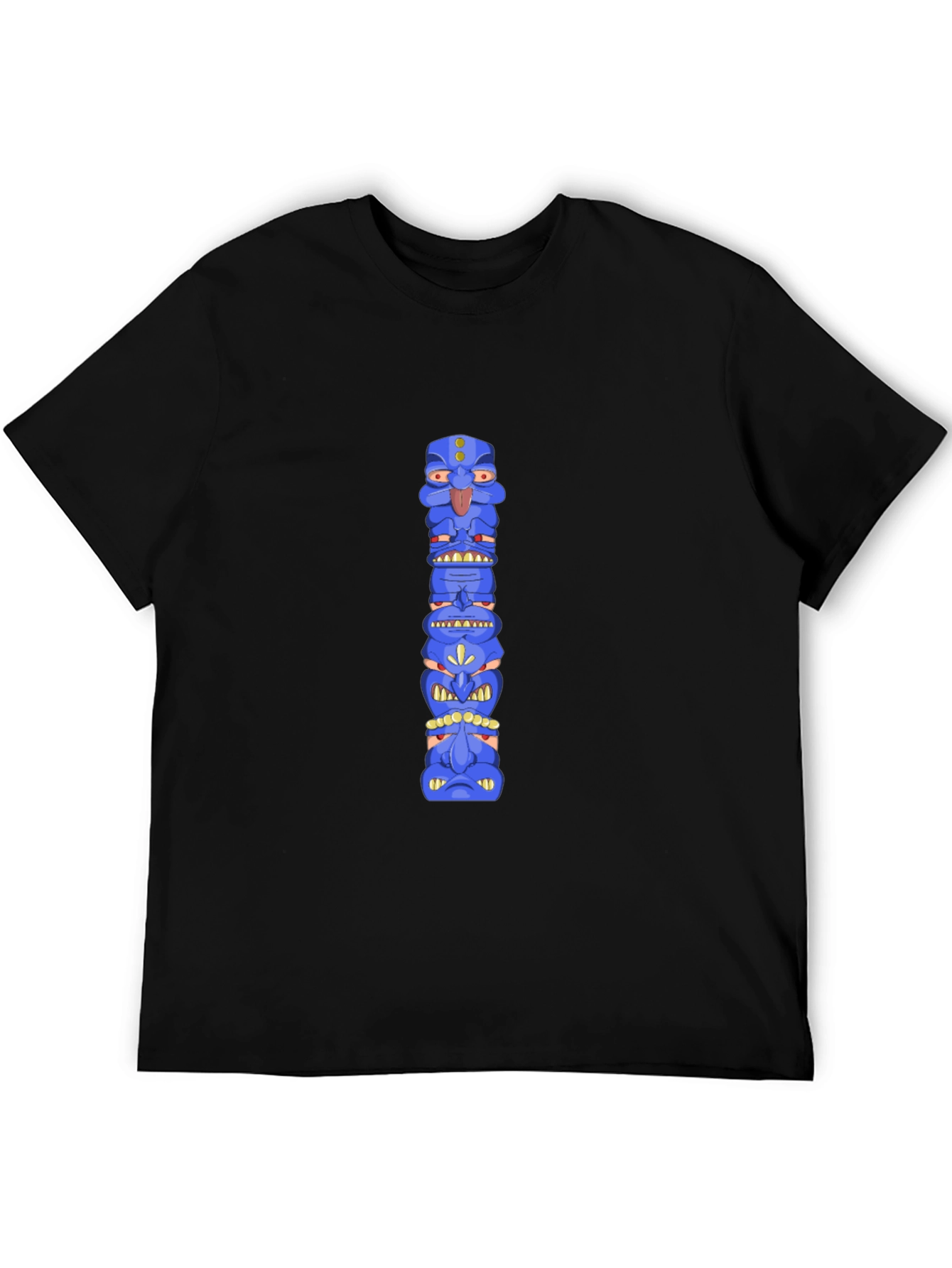 Blue Totem Pole Graphic Tee
