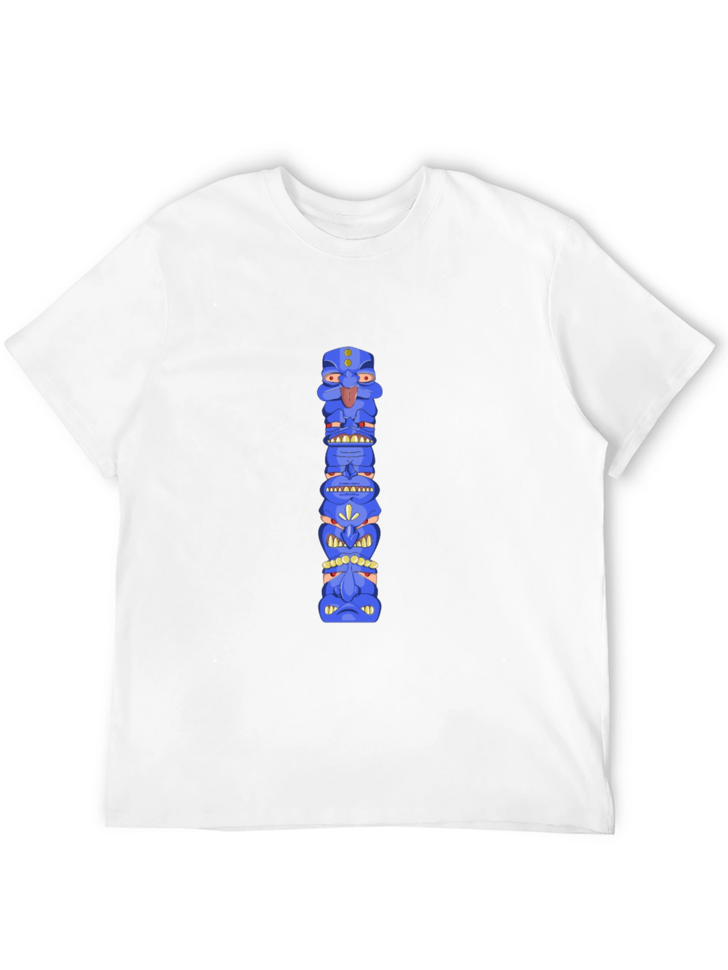 Blue Totem Pole Graphic Tee