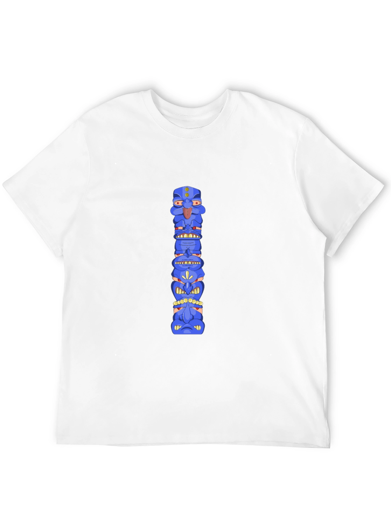 Blue Totem Pole Graphic Tee