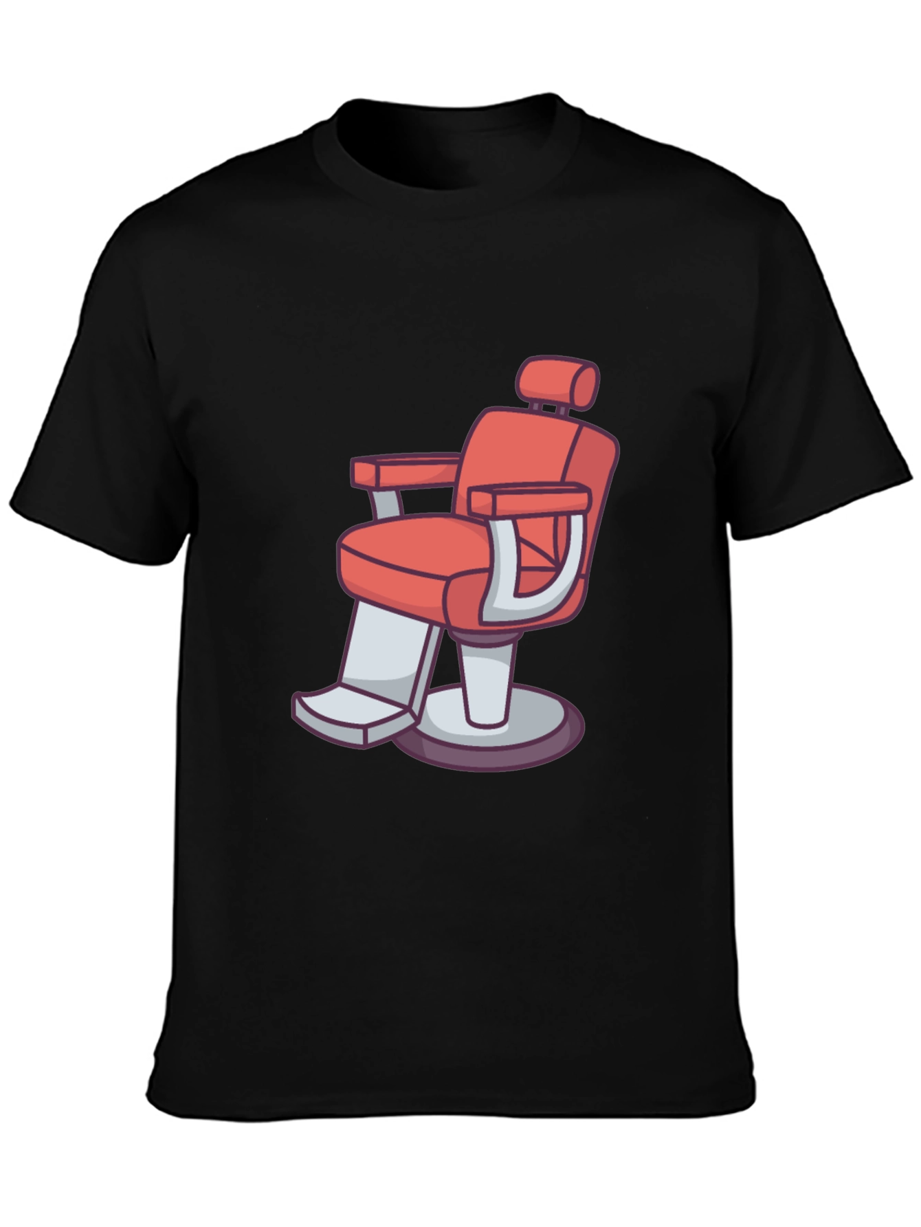 Barber Chair Graphic Tee - Stylish Comfort