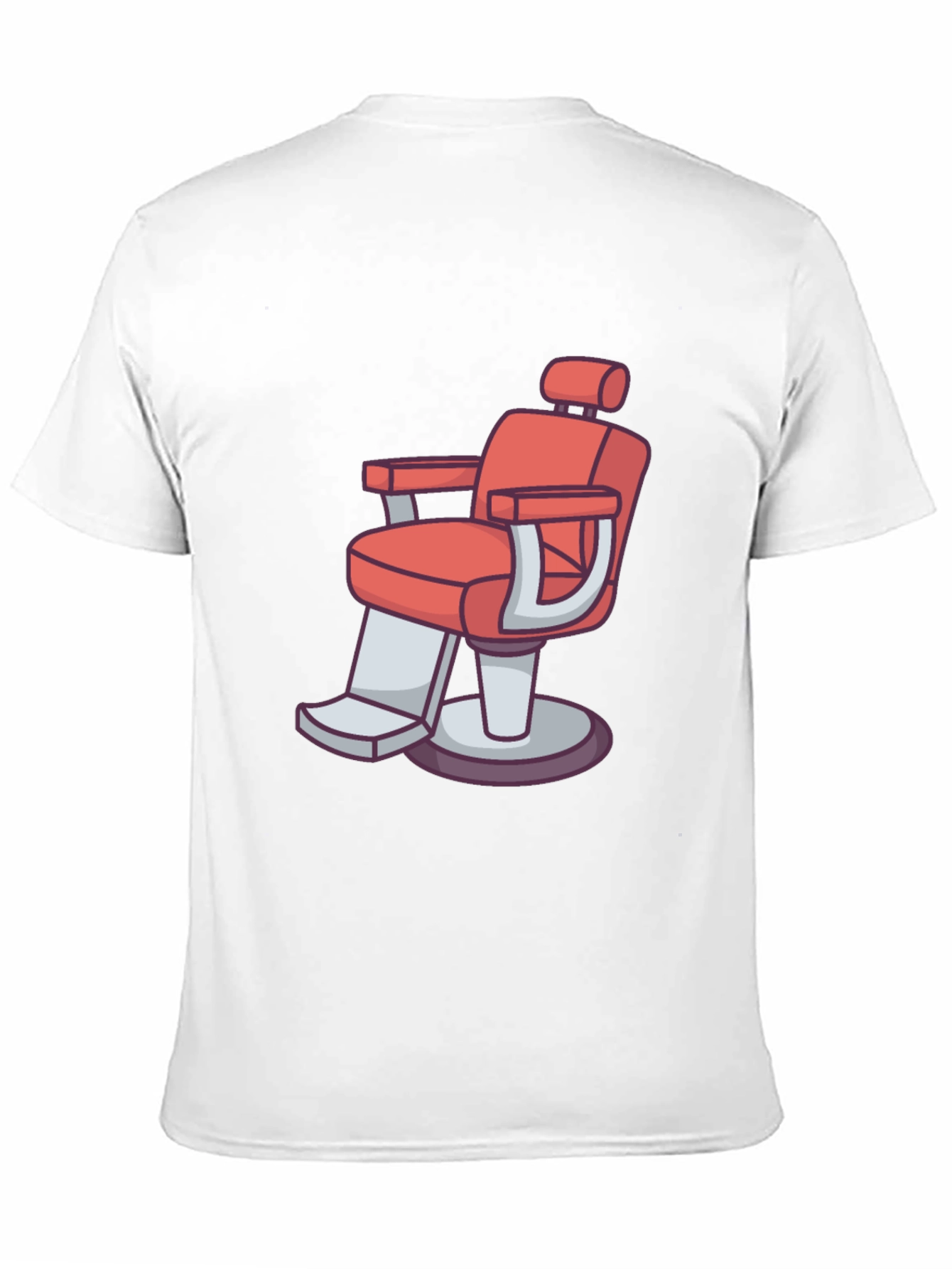 Barber Chair Graphic Tee - Stylish Comfort