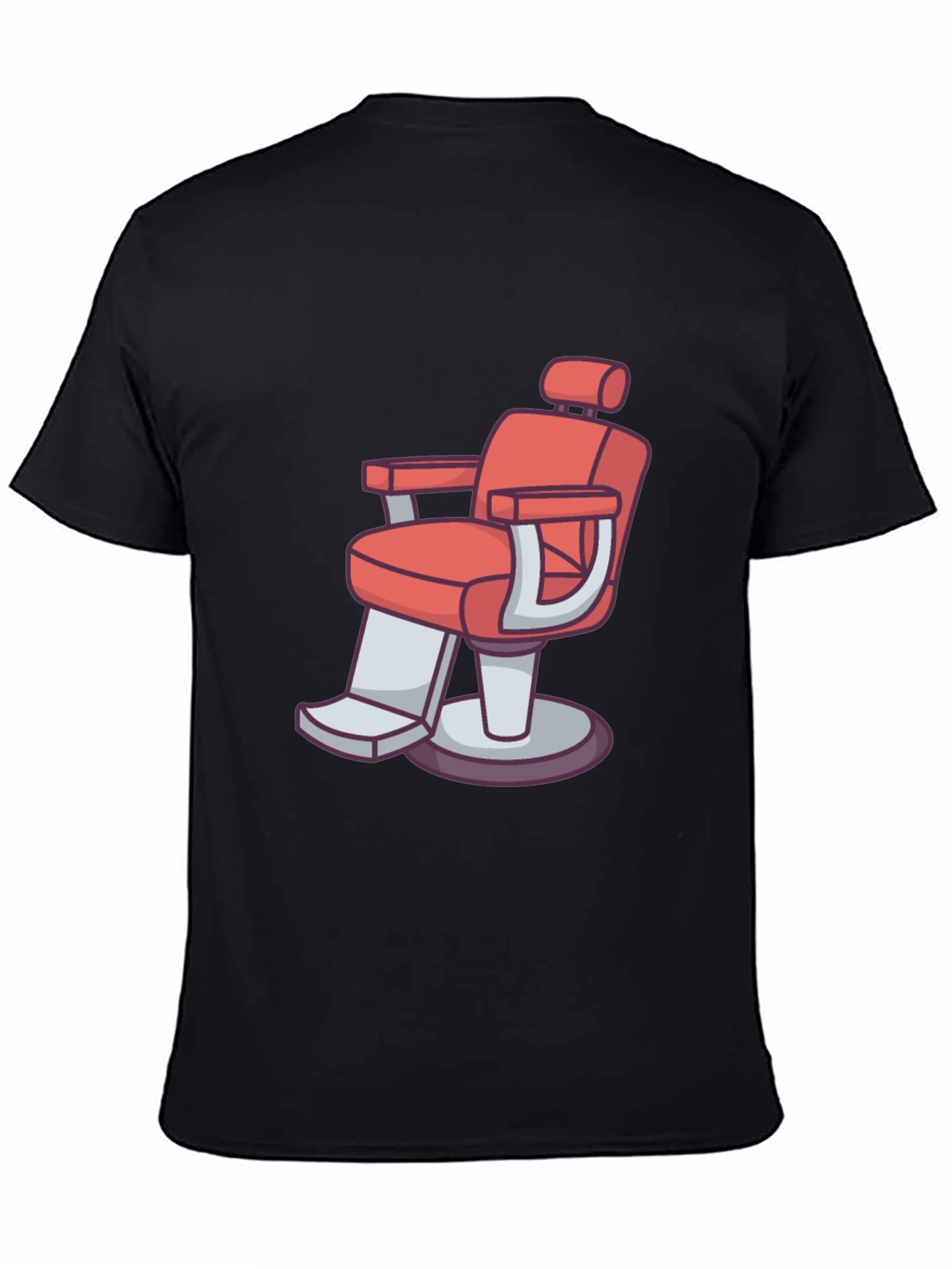 Barber Chair Graphic Tee - Stylish Comfort