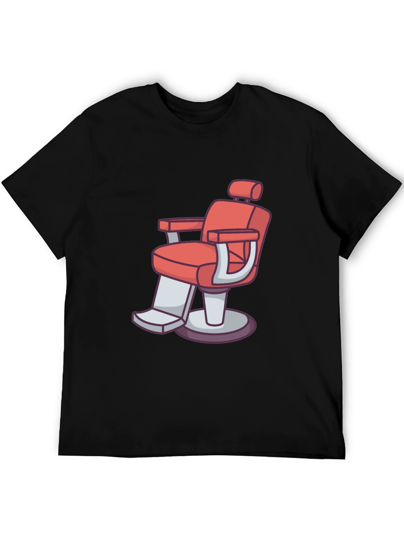 Barber Chair Graphic Tee - Stylish Comfort