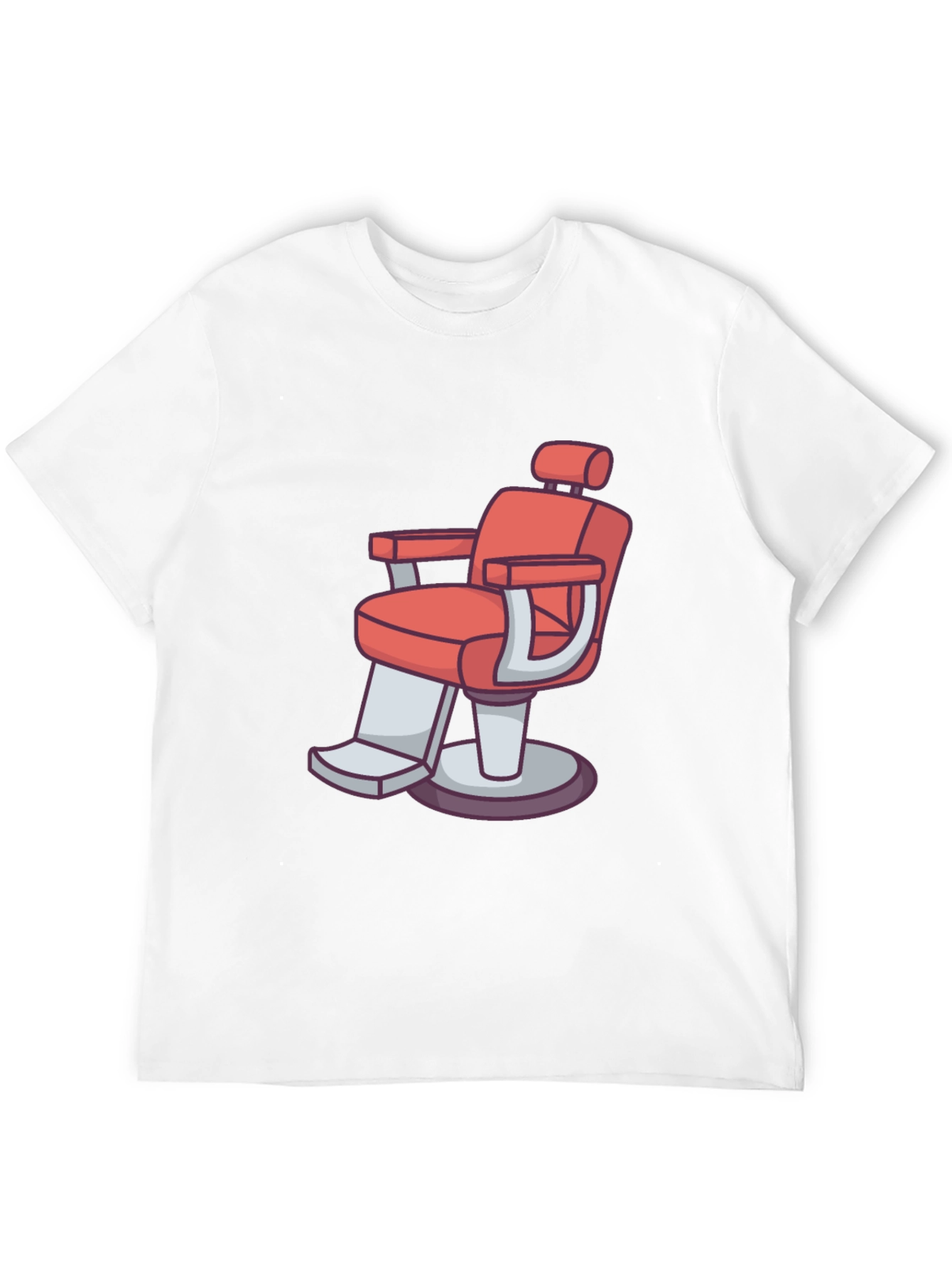 Barber Chair Graphic Tee - Stylish Comfort