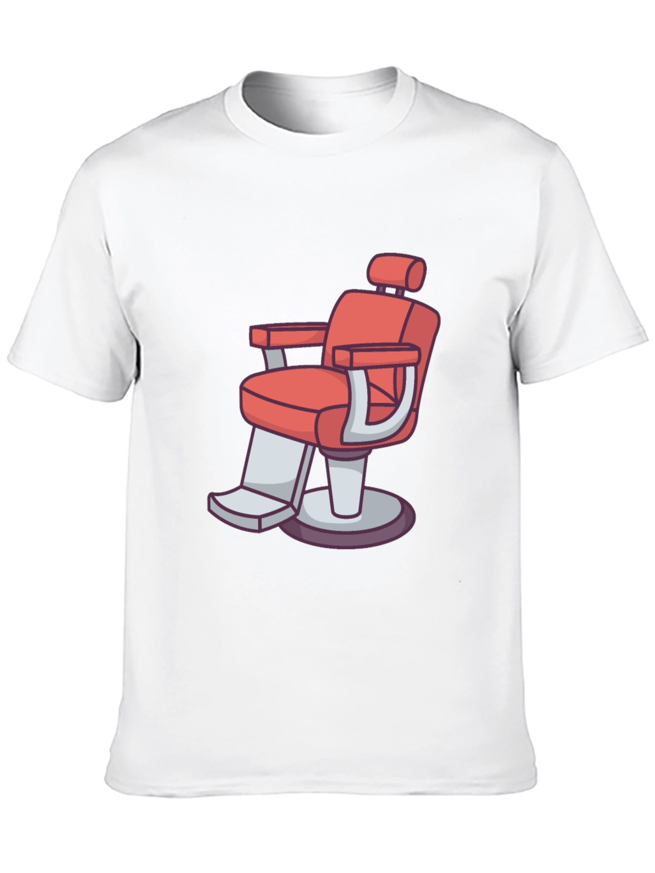 Barber Chair Graphic Tee - Stylish Comfort