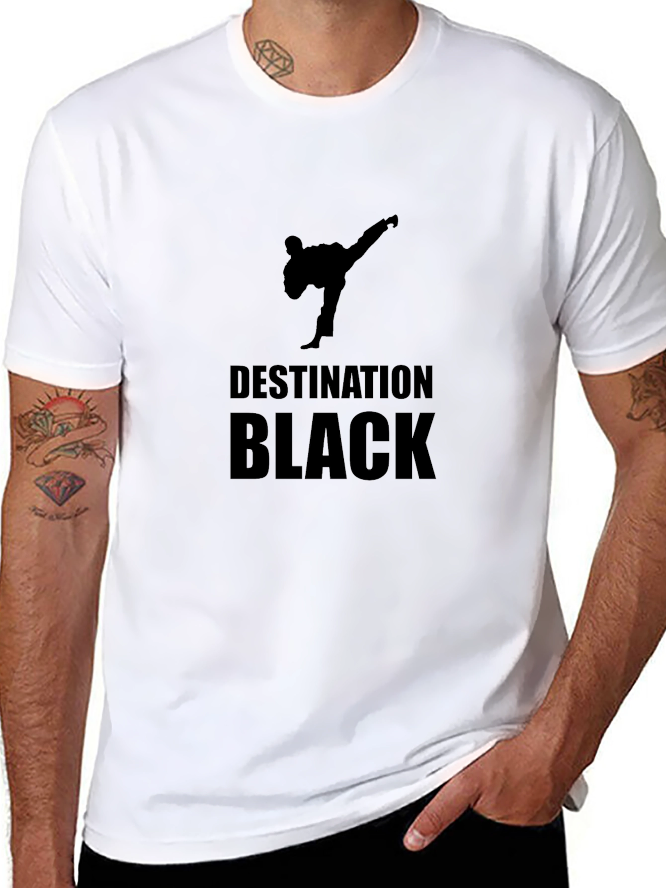 Destination Black T-Shirt - Martial Arts Inspired Tee