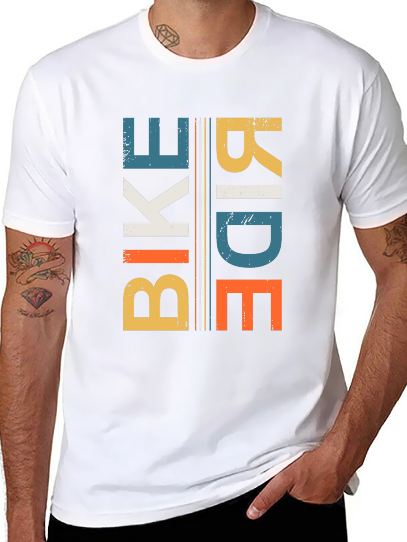 Bike Ride Graphic Tee - Retro Style