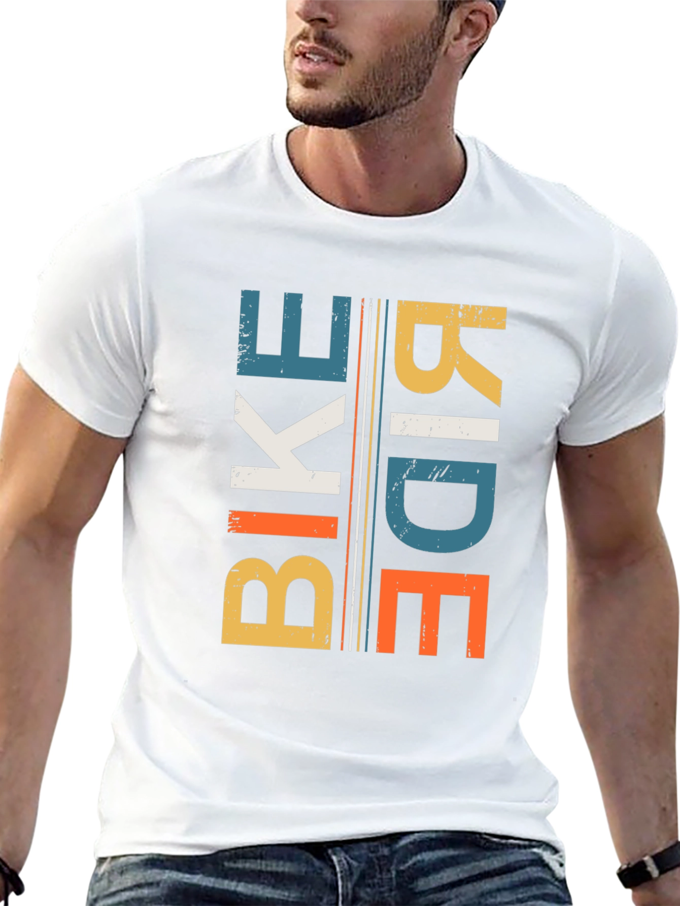 Bike Ride Graphic Tee - Retro Style
