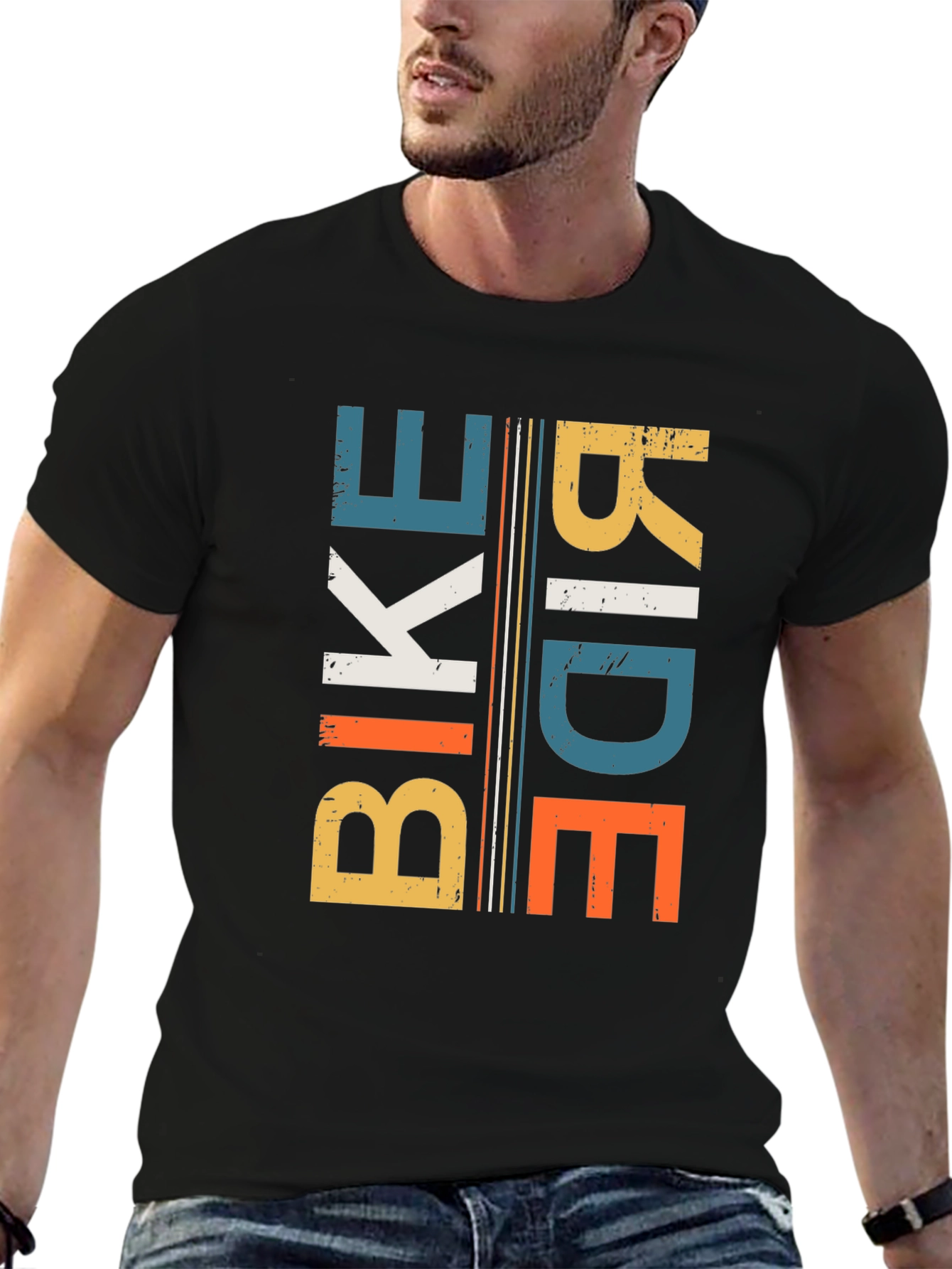 Bike Ride Graphic Tee - Retro Style