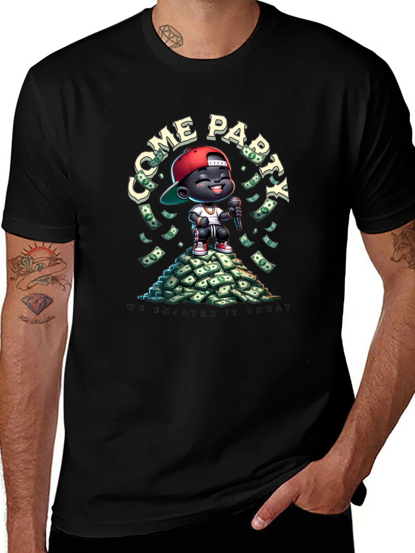 Come Party Today Graphic T-Shirt
