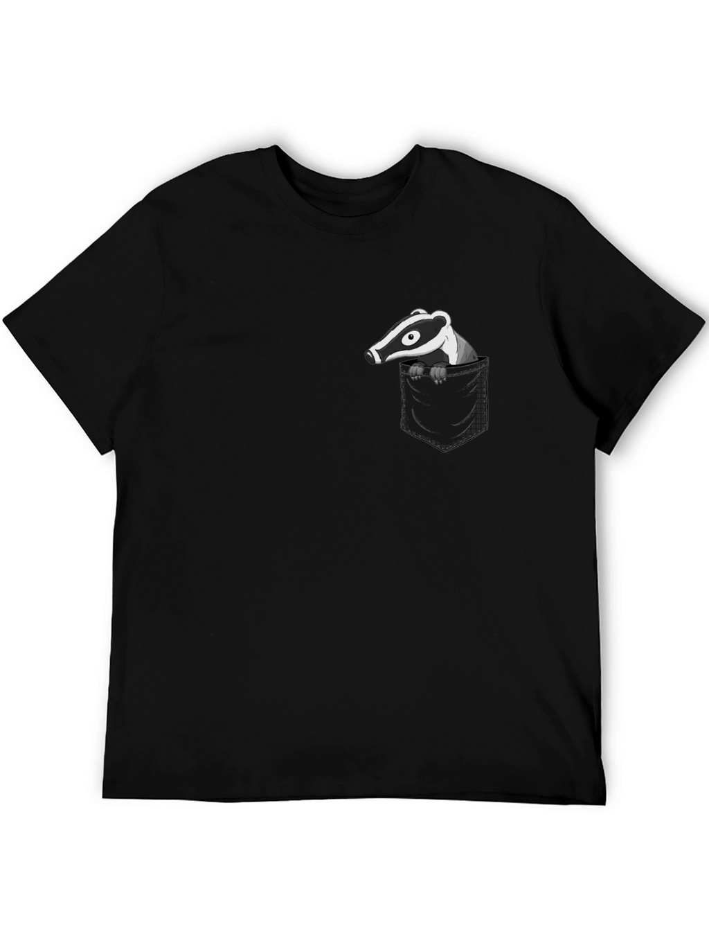 Badger Pocket T-Shirt - Cool Animal Tee
