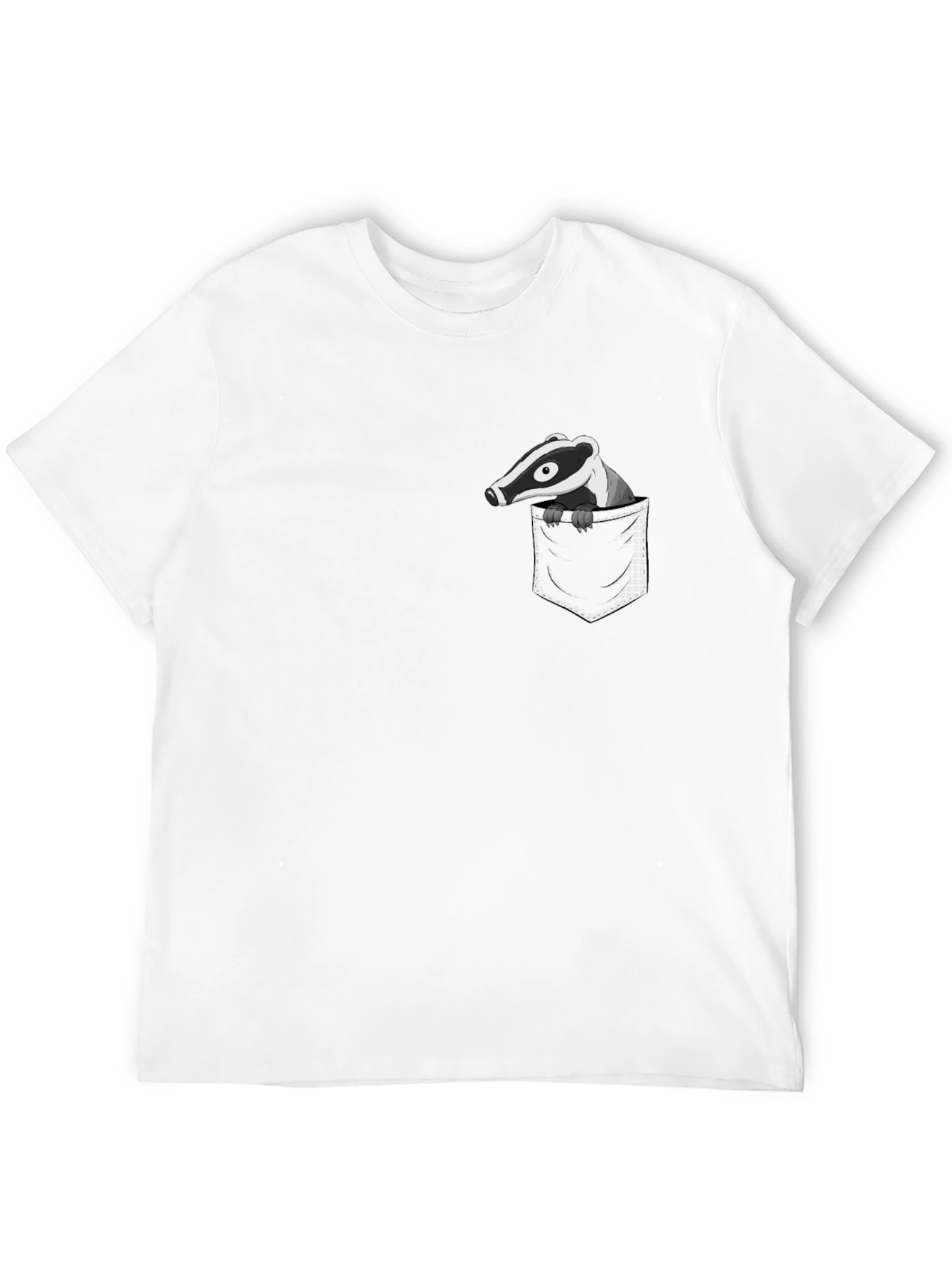 Badger Pocket T-Shirt - Cool Animal Tee
