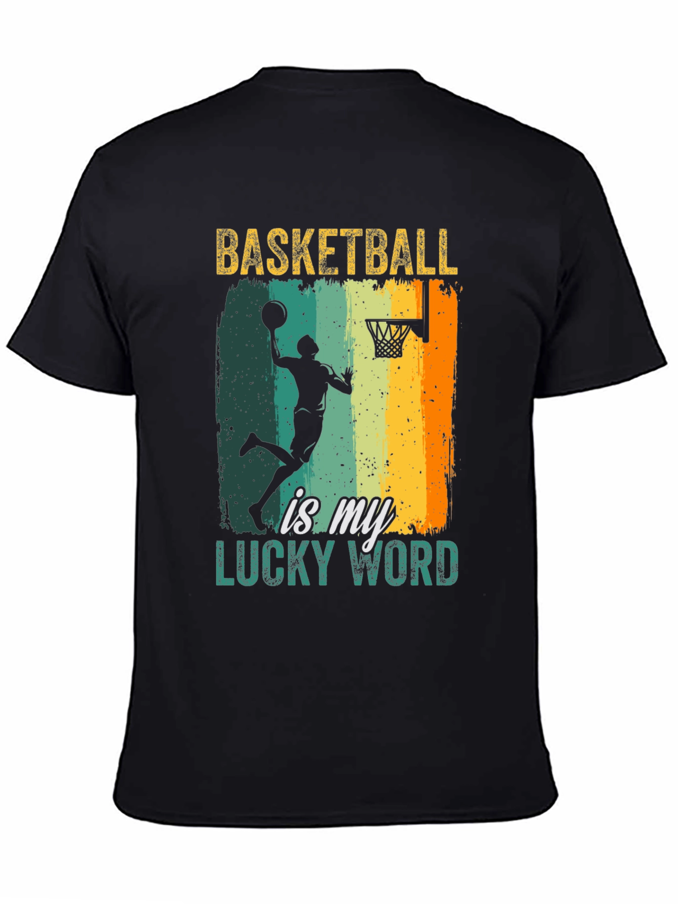 Basketball Is My Lucky Word T-Shirt