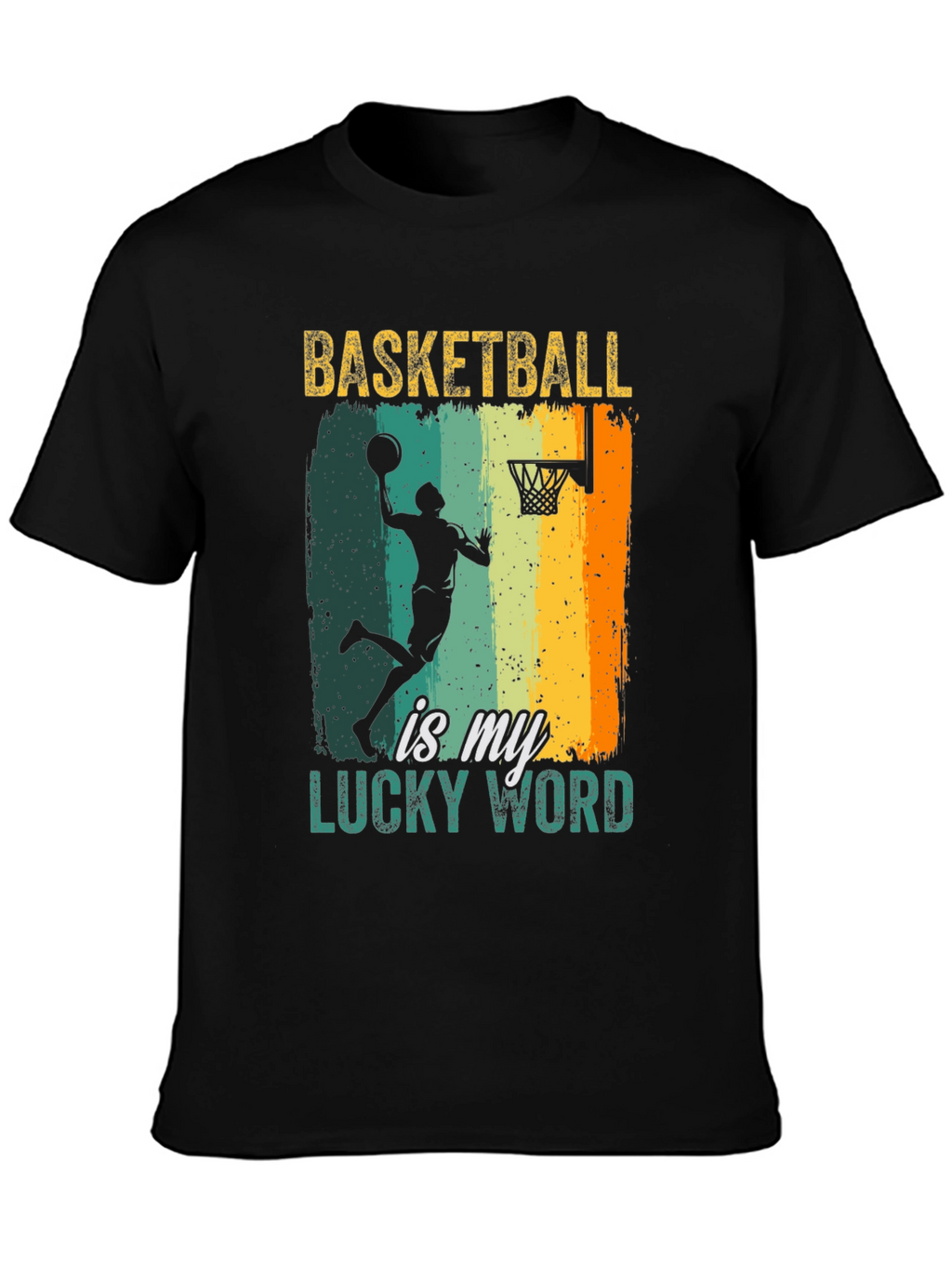 Basketball Is My Lucky Word T-Shirt