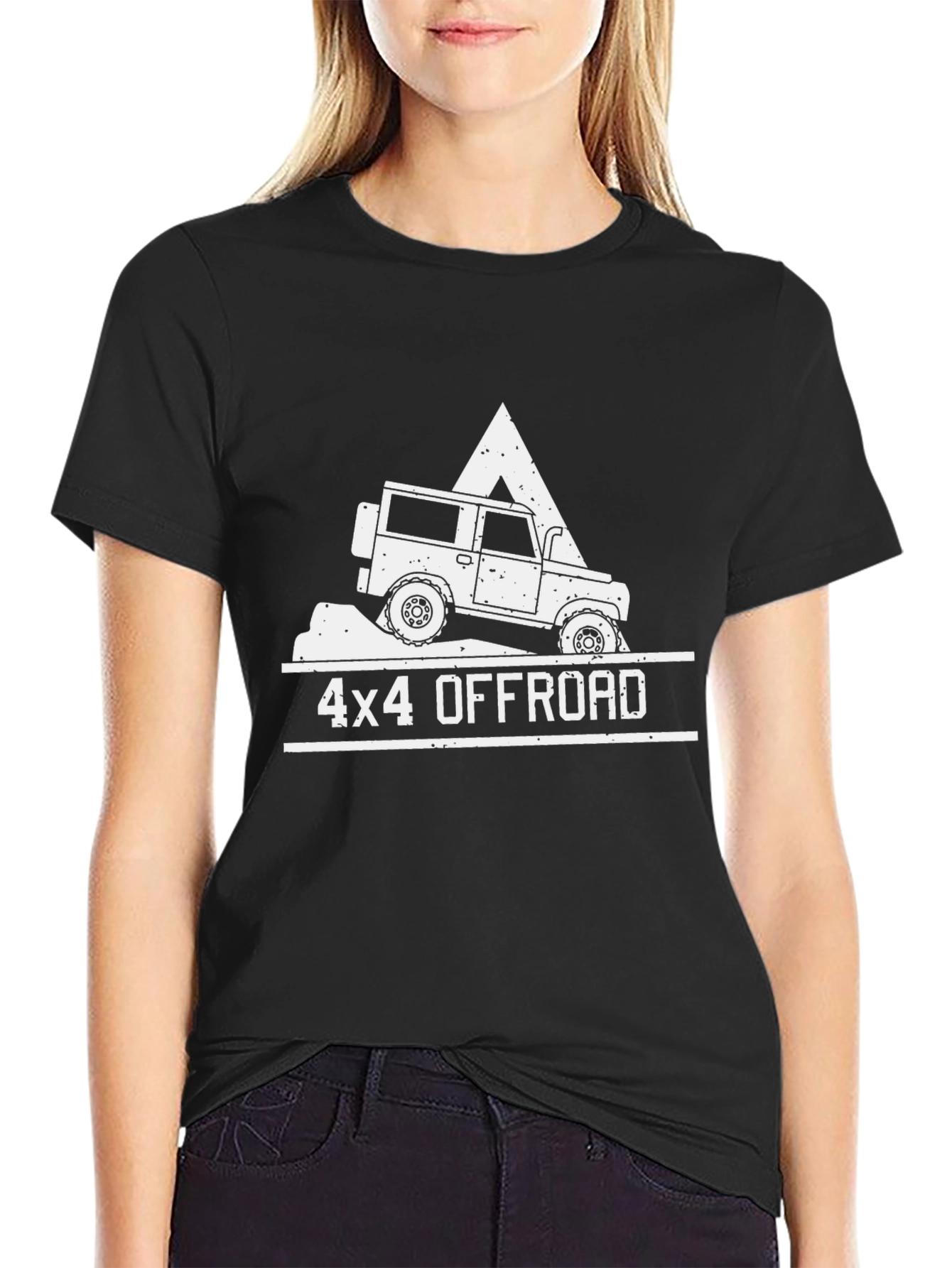 4x4 Offroad Adventure T-Shirt - Black