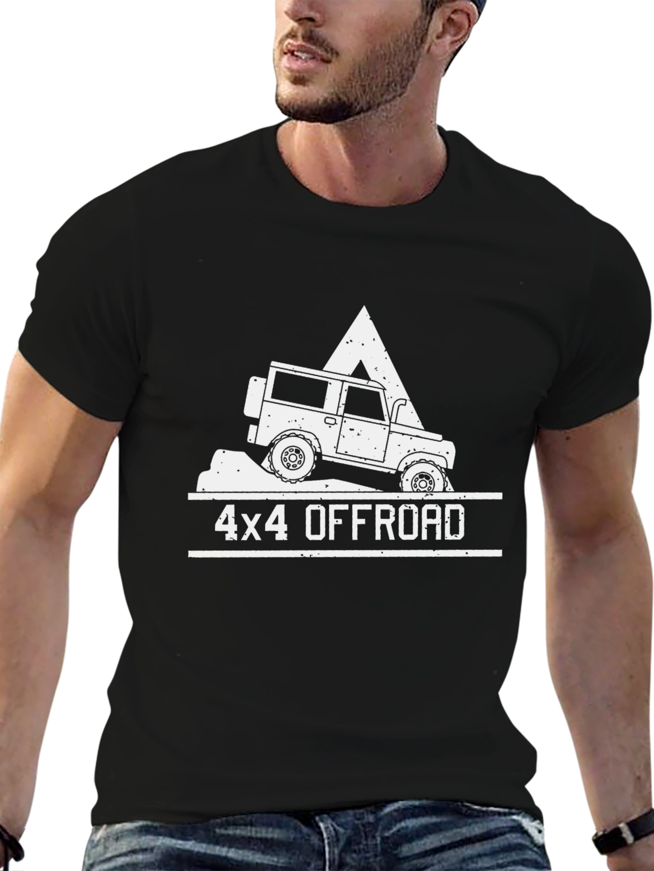 4x4 Offroad Adventure T-Shirt - Black