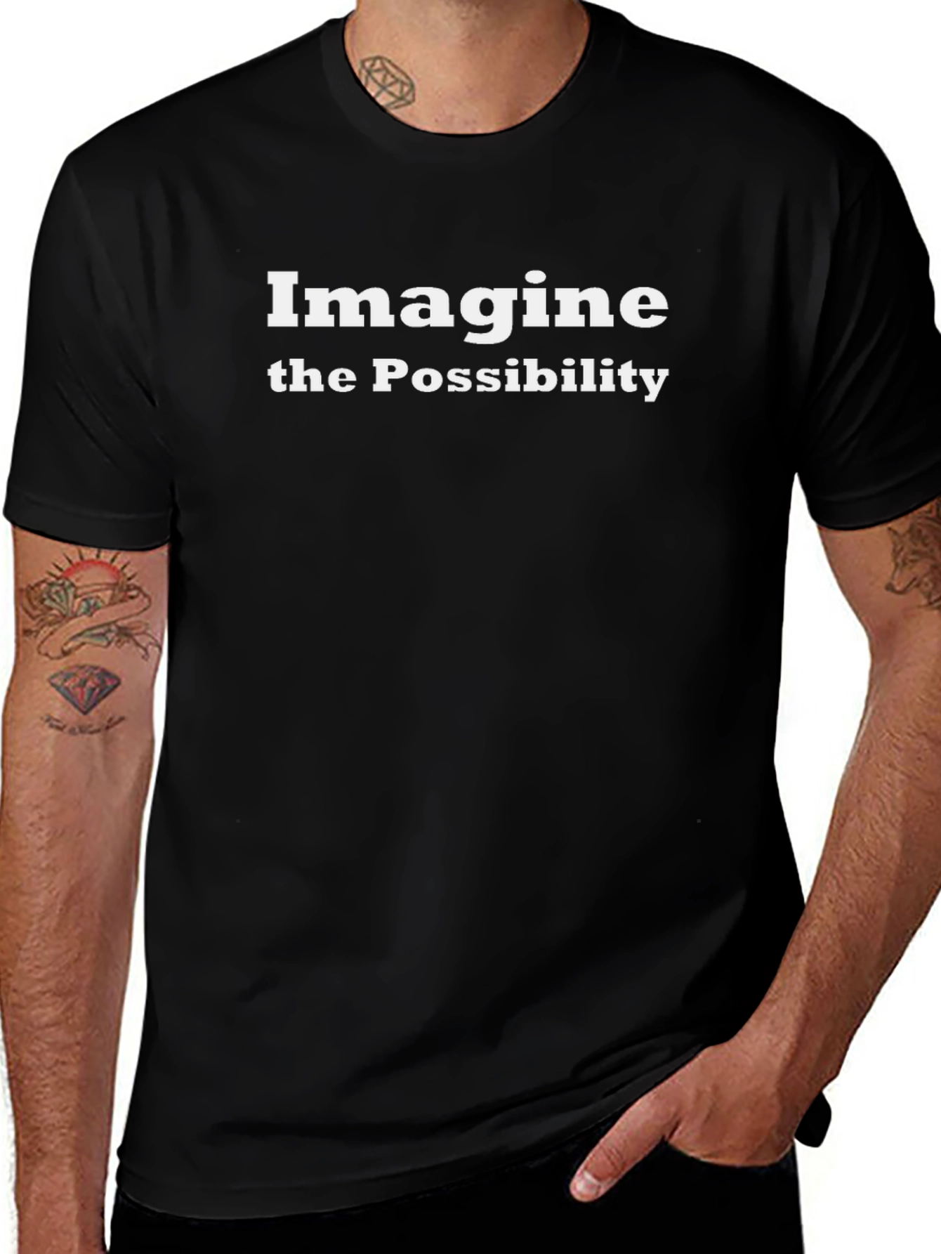 Imagine the Possibility Graphic Tee - Black