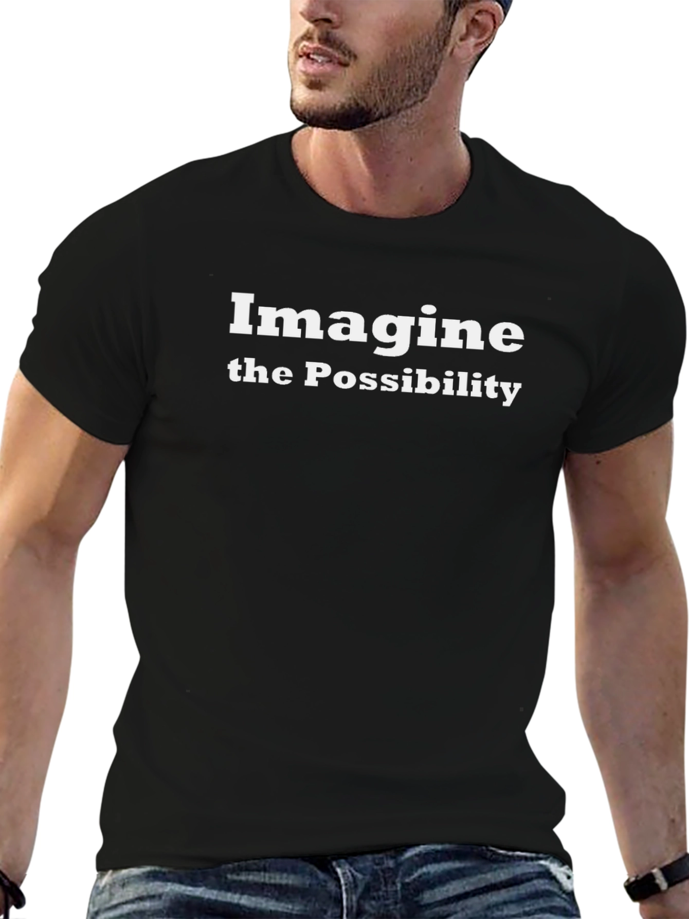 Imagine the Possibility Graphic Tee - Black
