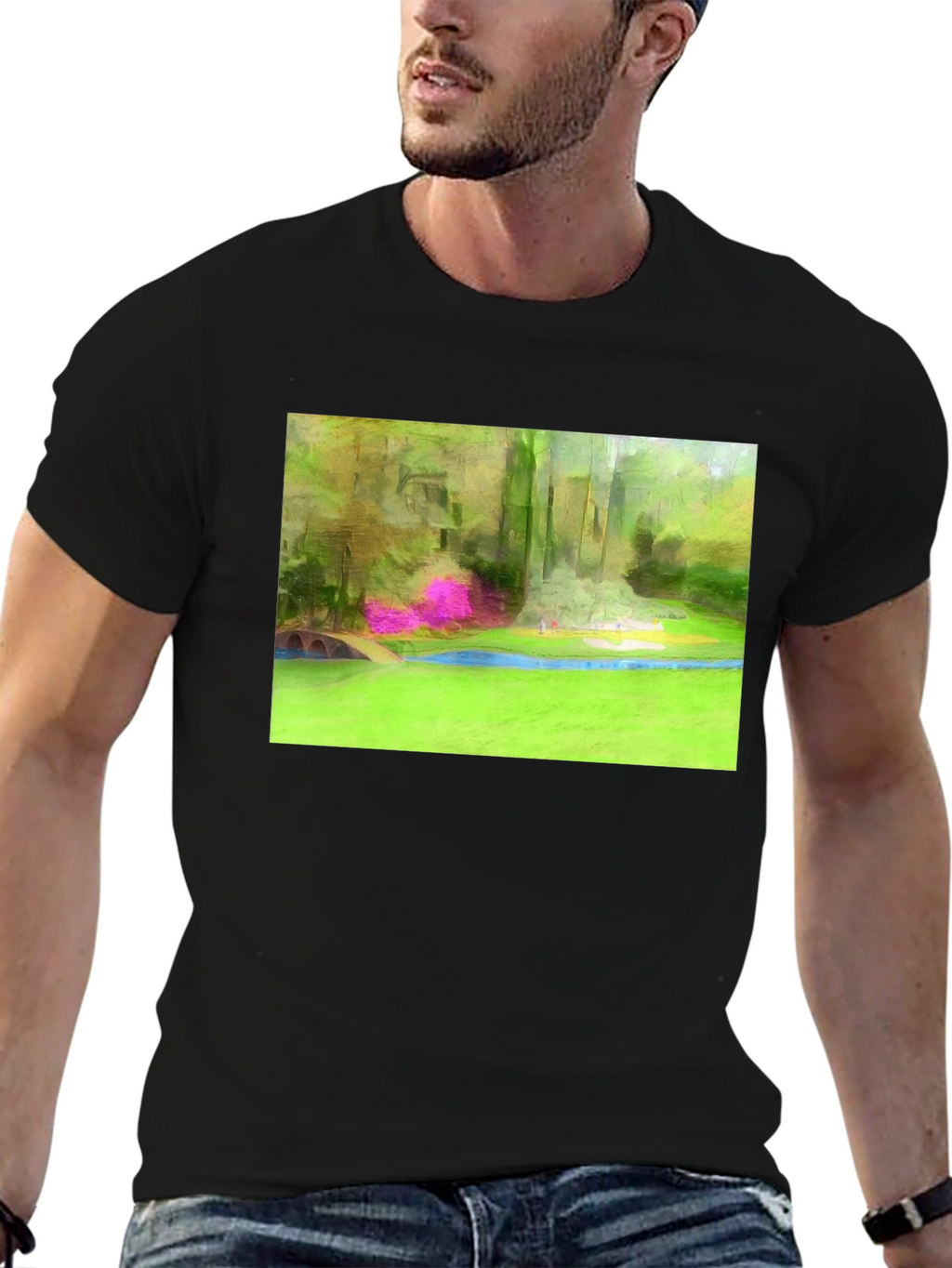 Artistic Golf Course T-Shirt