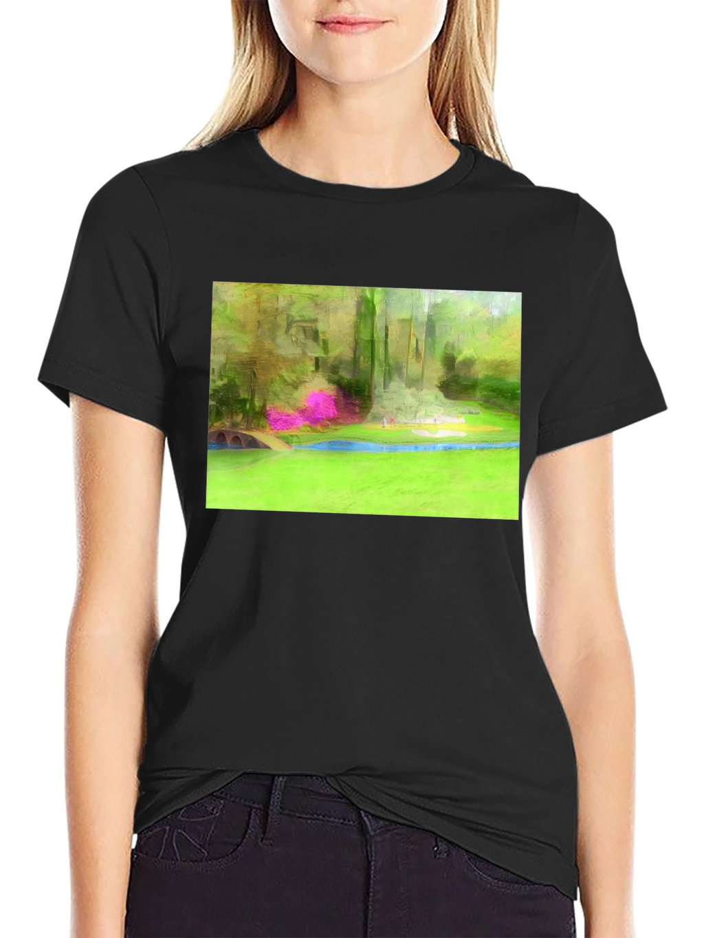 Artistic Golf Course T-Shirt