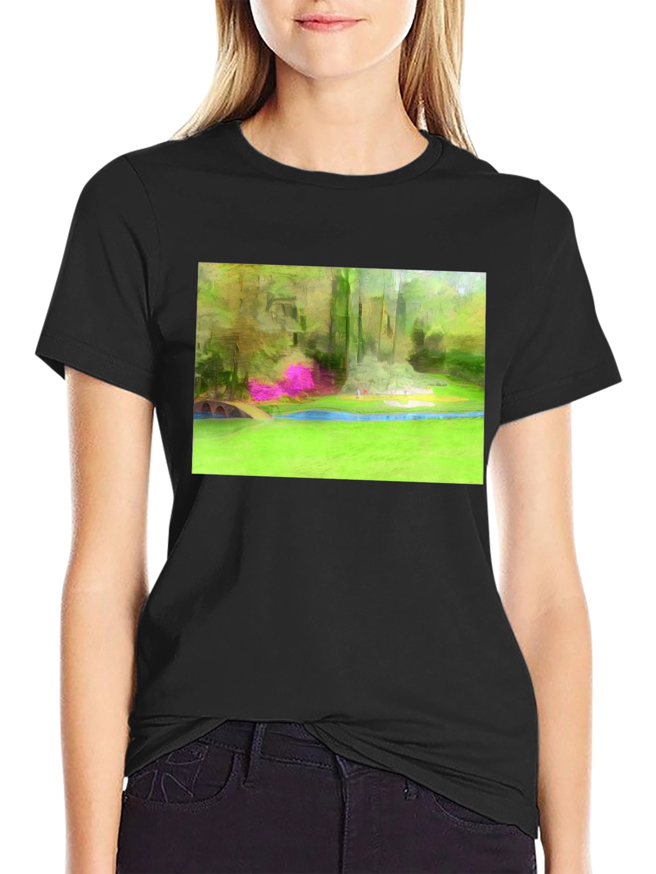 Artistic Golf Course T-Shirt