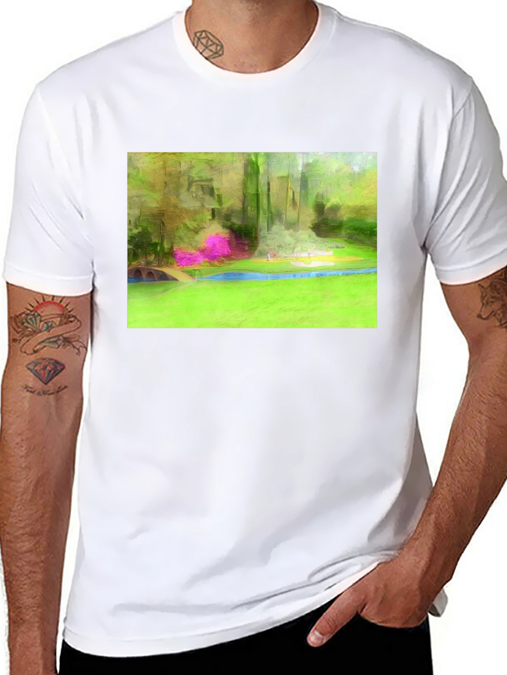 Artistic Golf Course T-Shirt