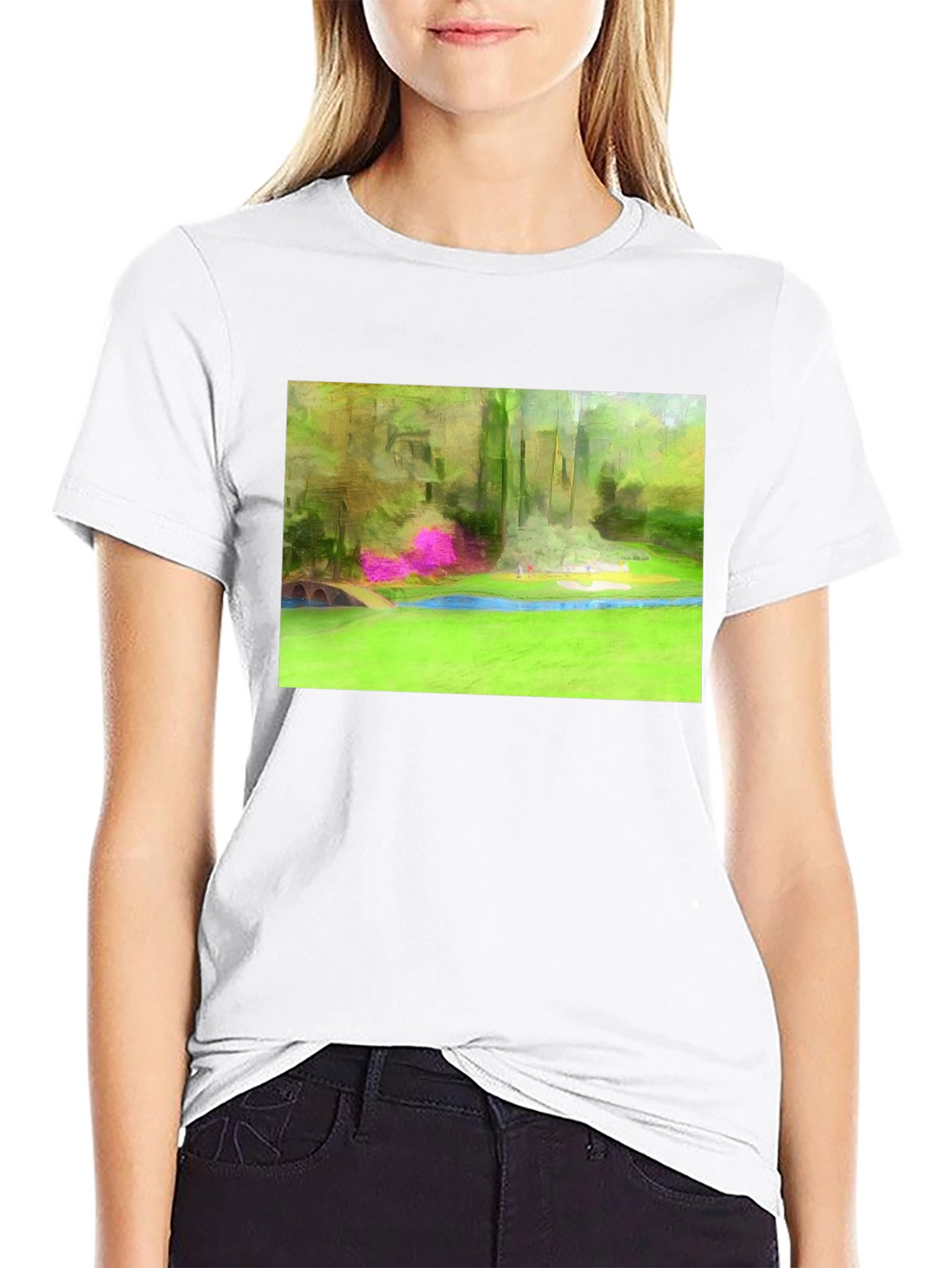 Artistic Golf Course T-Shirt