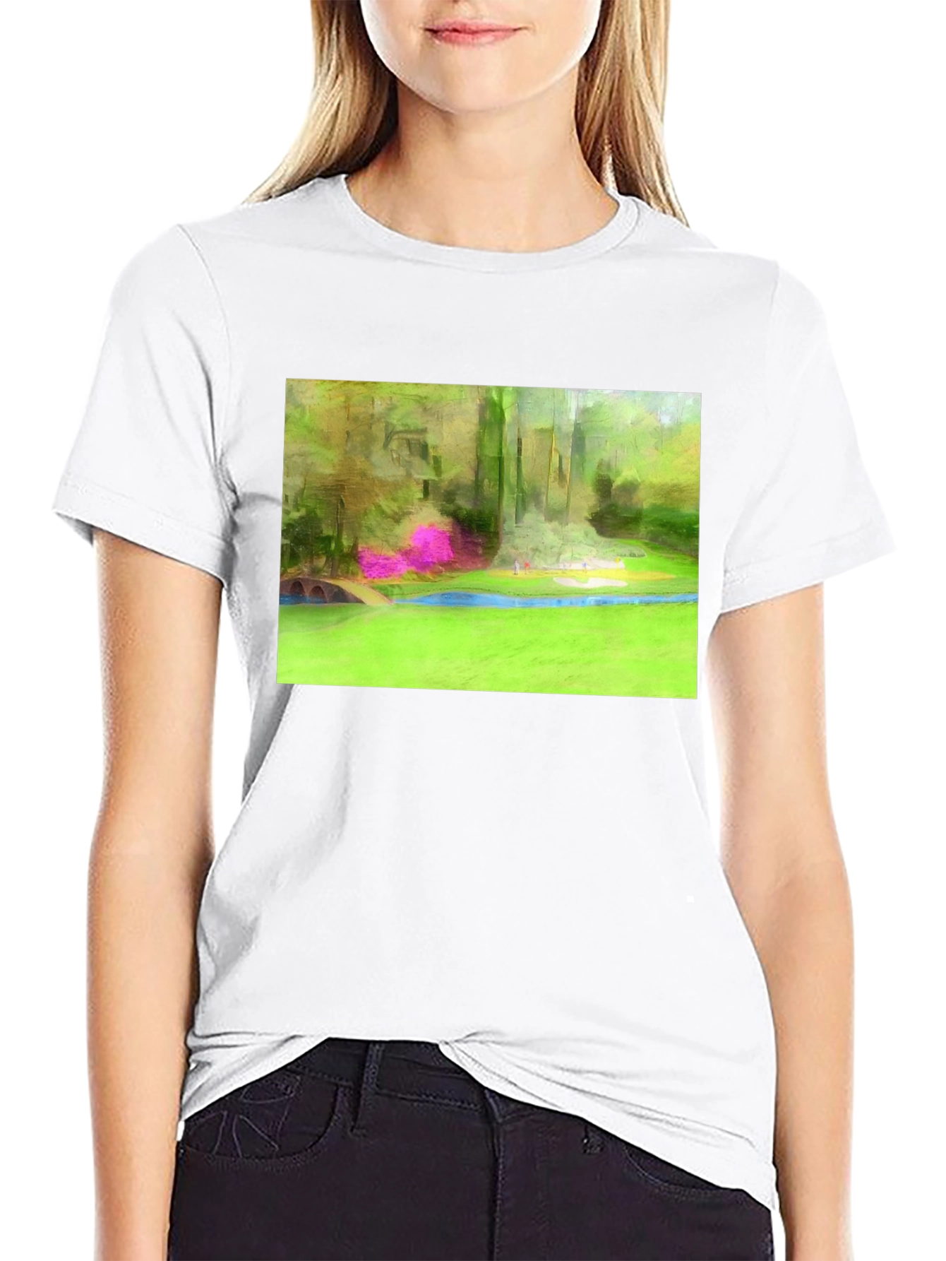 Artistic Golf Course T-Shirt
