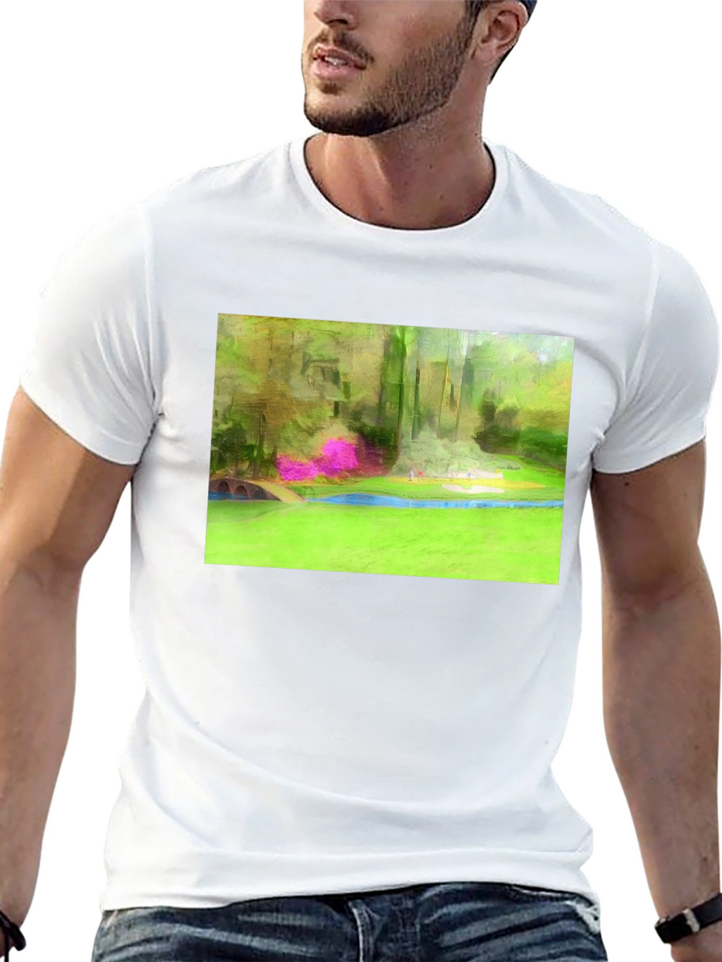 Artistic Golf Course T-Shirt