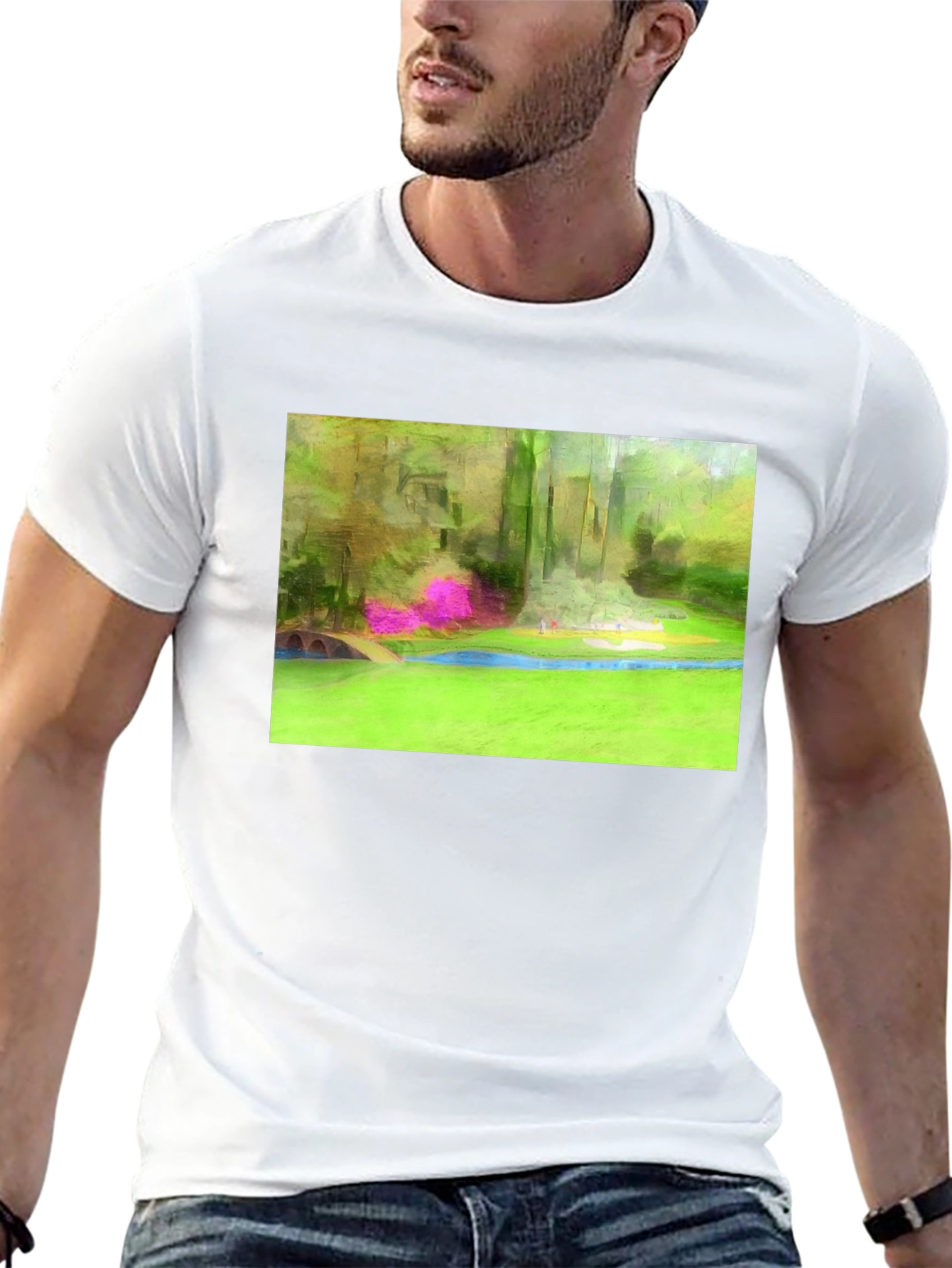 Artistic Golf Course T-Shirt