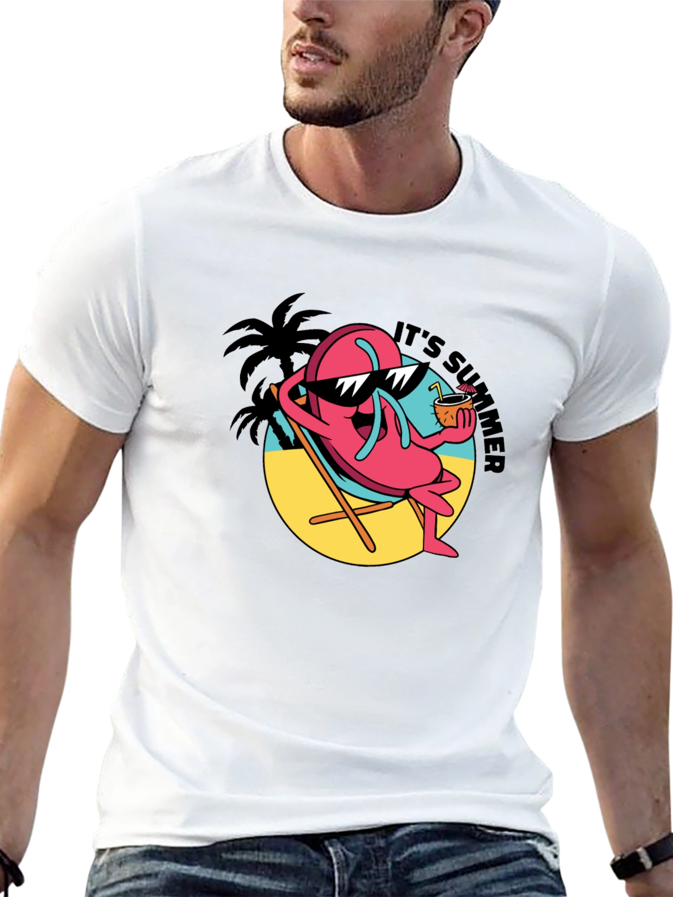 Cool Summer Flip-Flop Graphic Tee