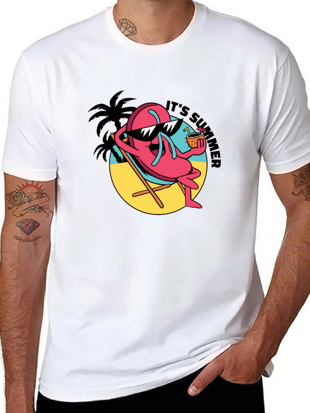 Cool Summer Flip-Flop Graphic Tee
