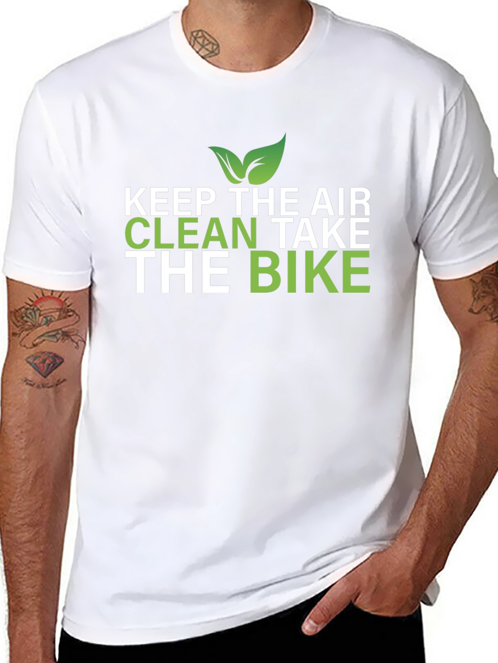 Eco-Friendly Keep The Air Clean Graphic T-Shirt