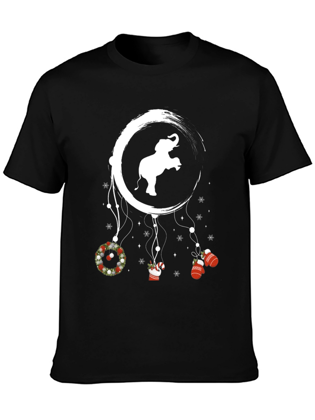 Elephant Christmas Dreamcatcher T-Shirt