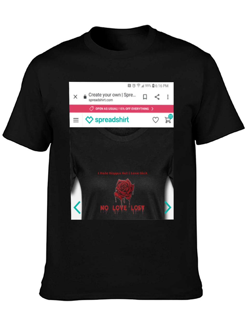 Edgy Rose Graphic Tee