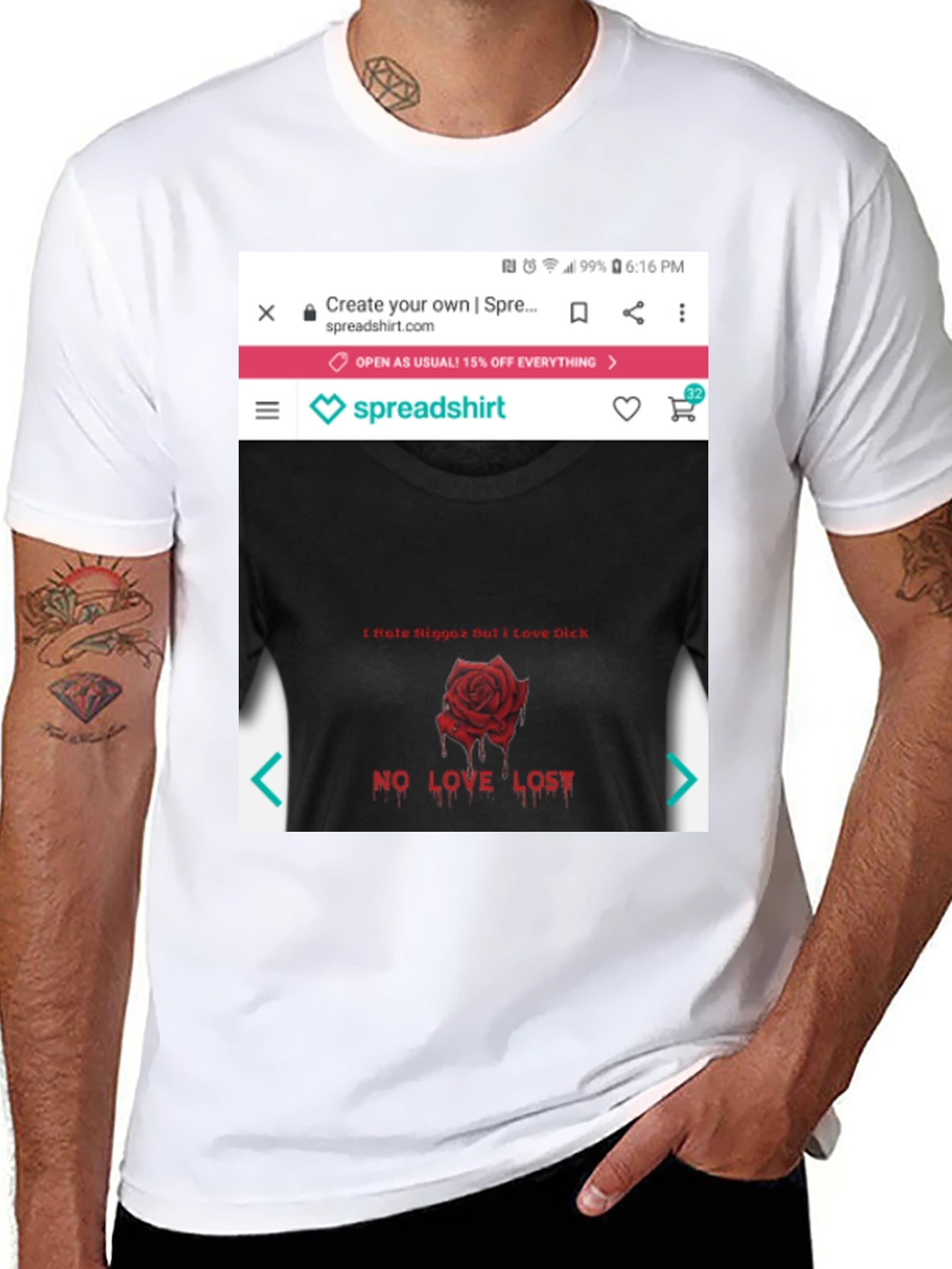 Edgy Rose Graphic Tee