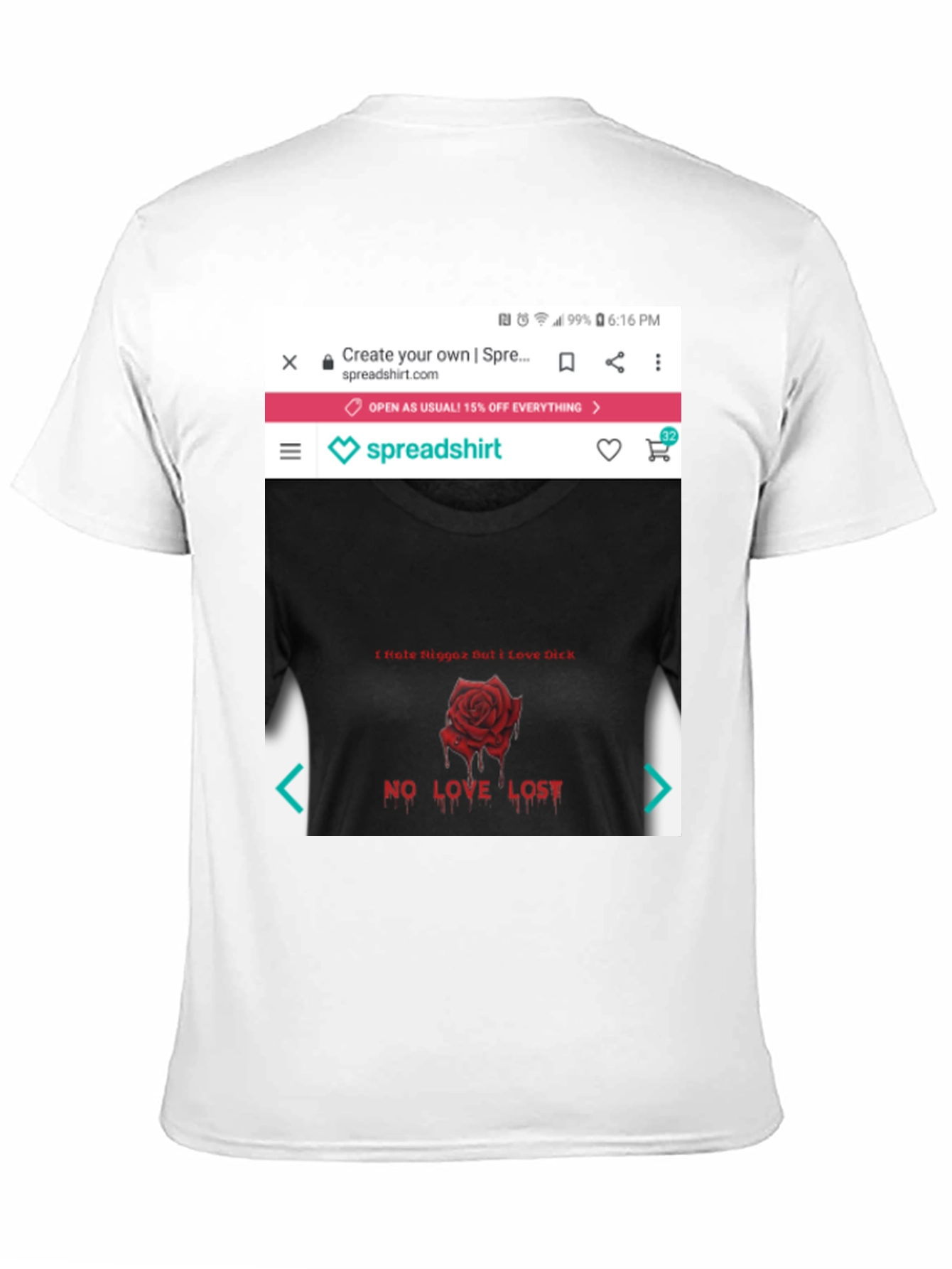 Edgy Rose Graphic Tee