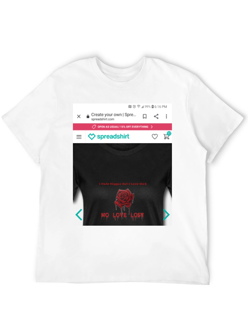 Edgy Rose Graphic Tee