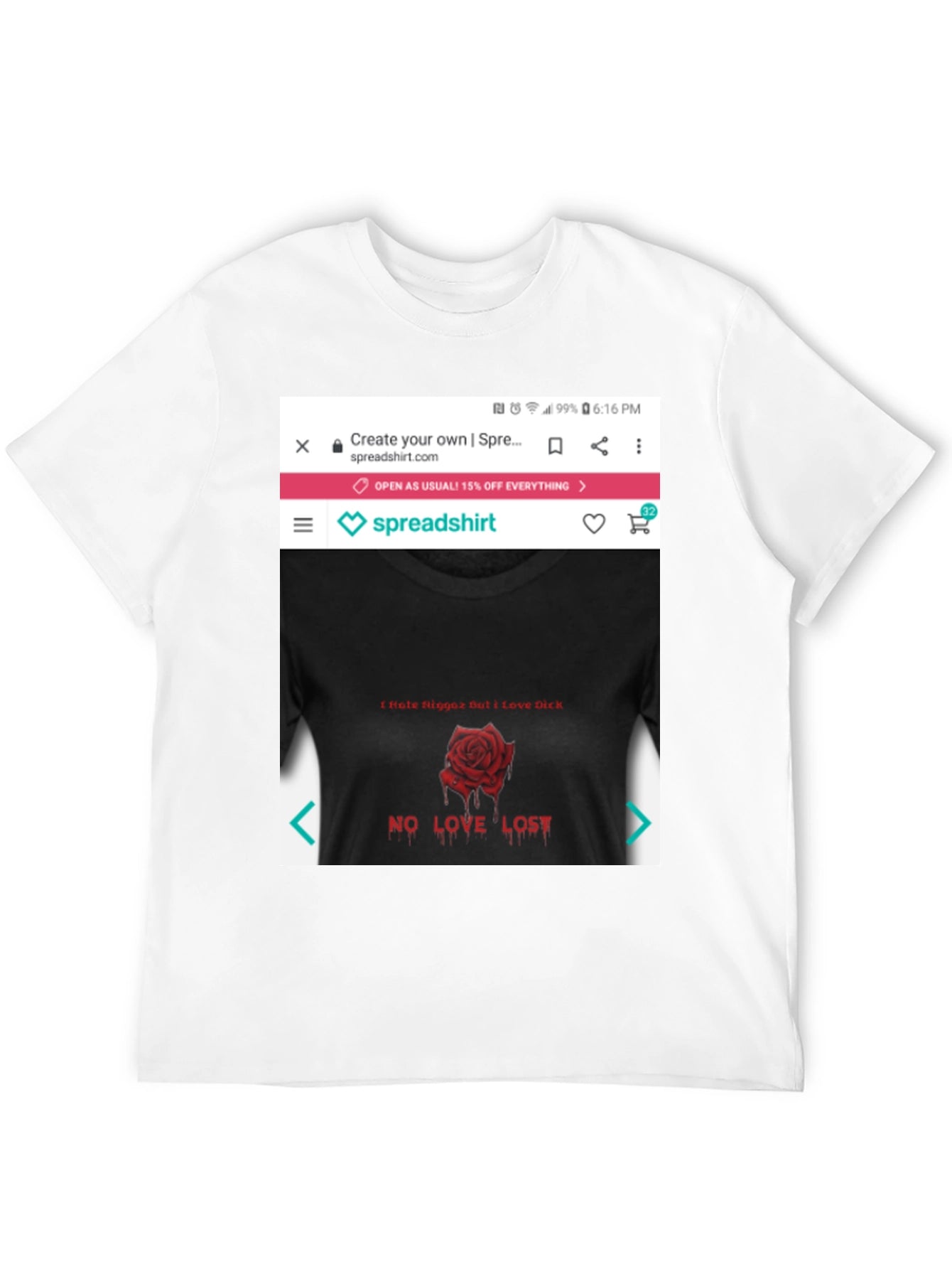Edgy Rose Graphic Tee