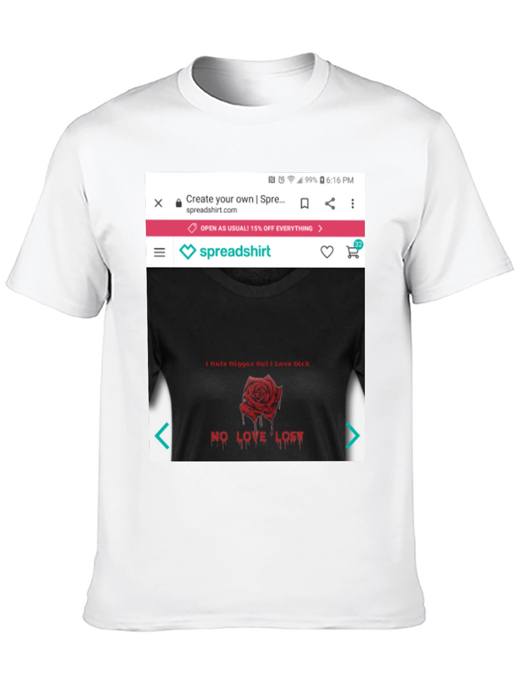 Edgy Rose Graphic Tee