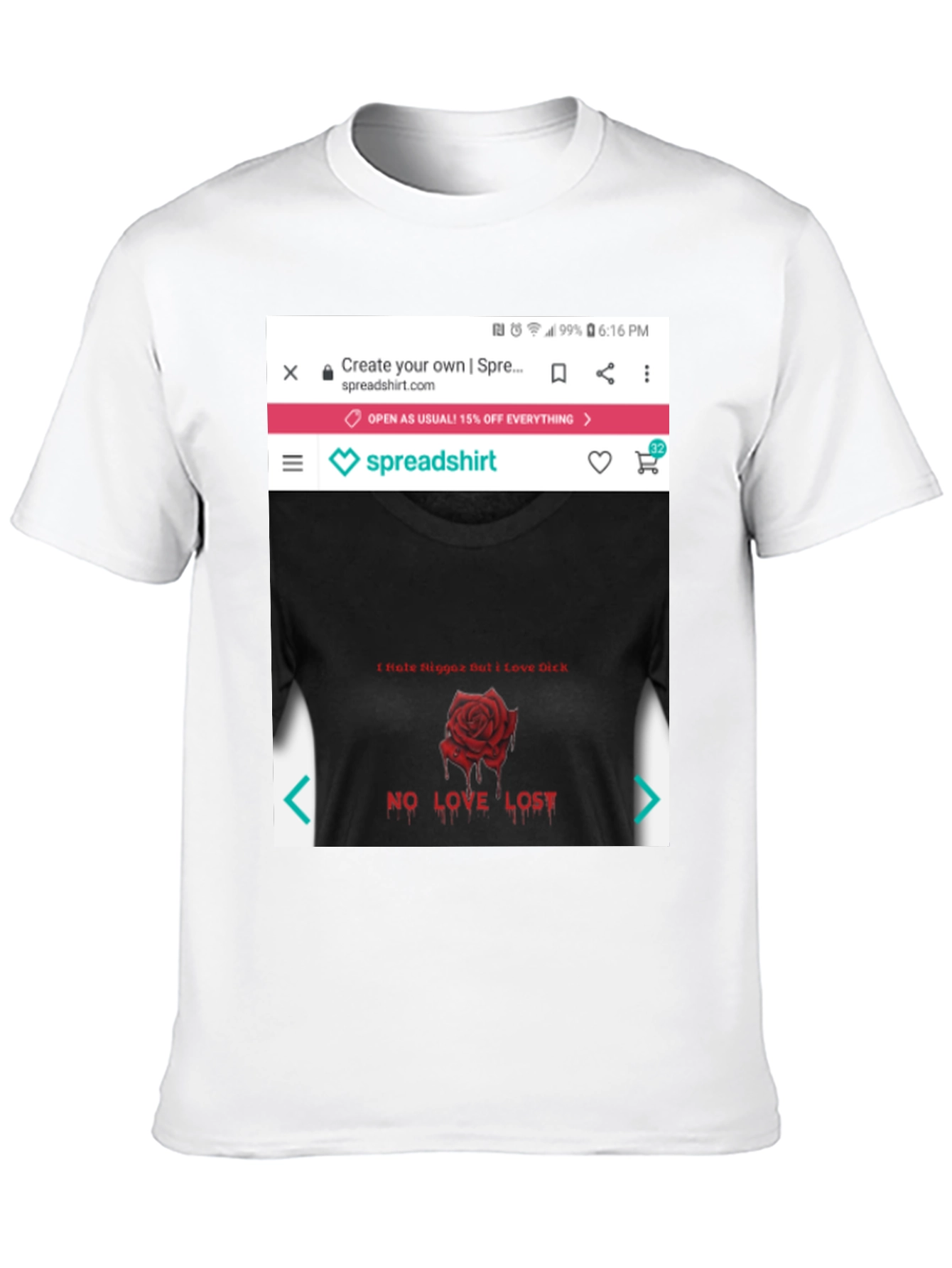 Edgy Rose Graphic Tee