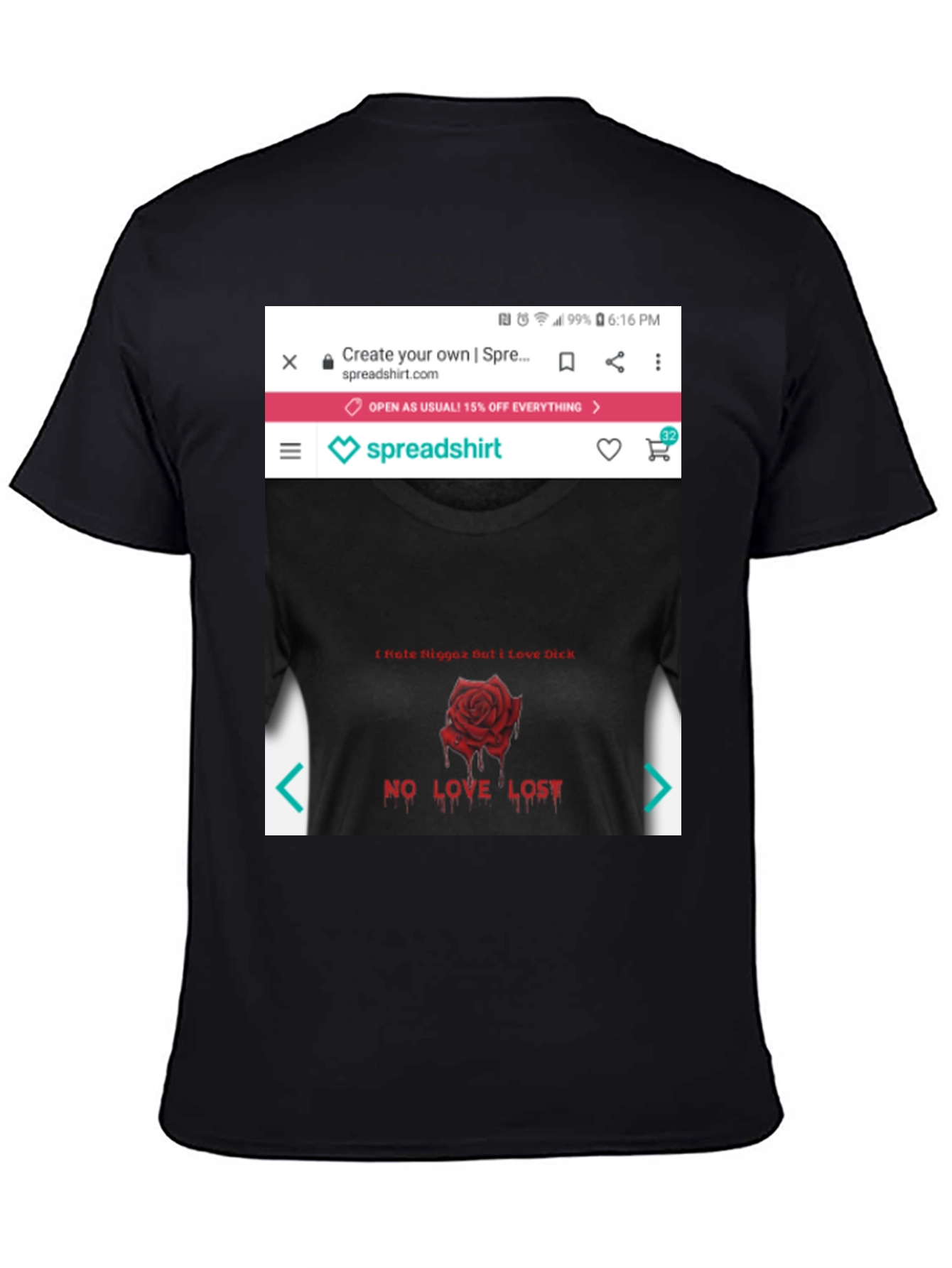 Edgy Rose Graphic Tee