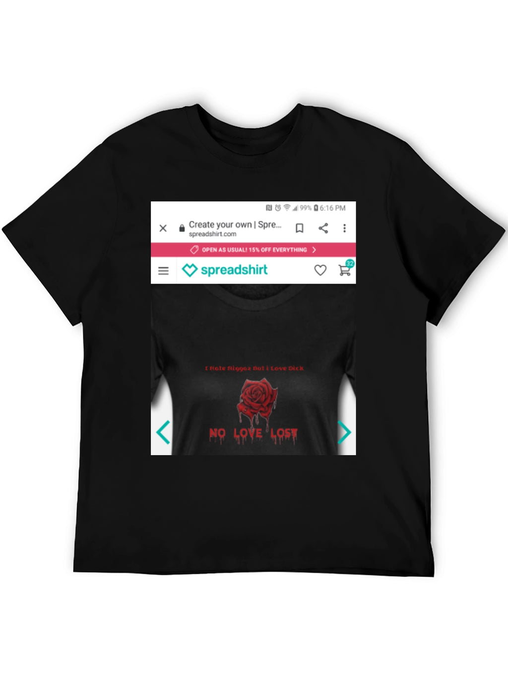 Edgy Rose Graphic Tee
