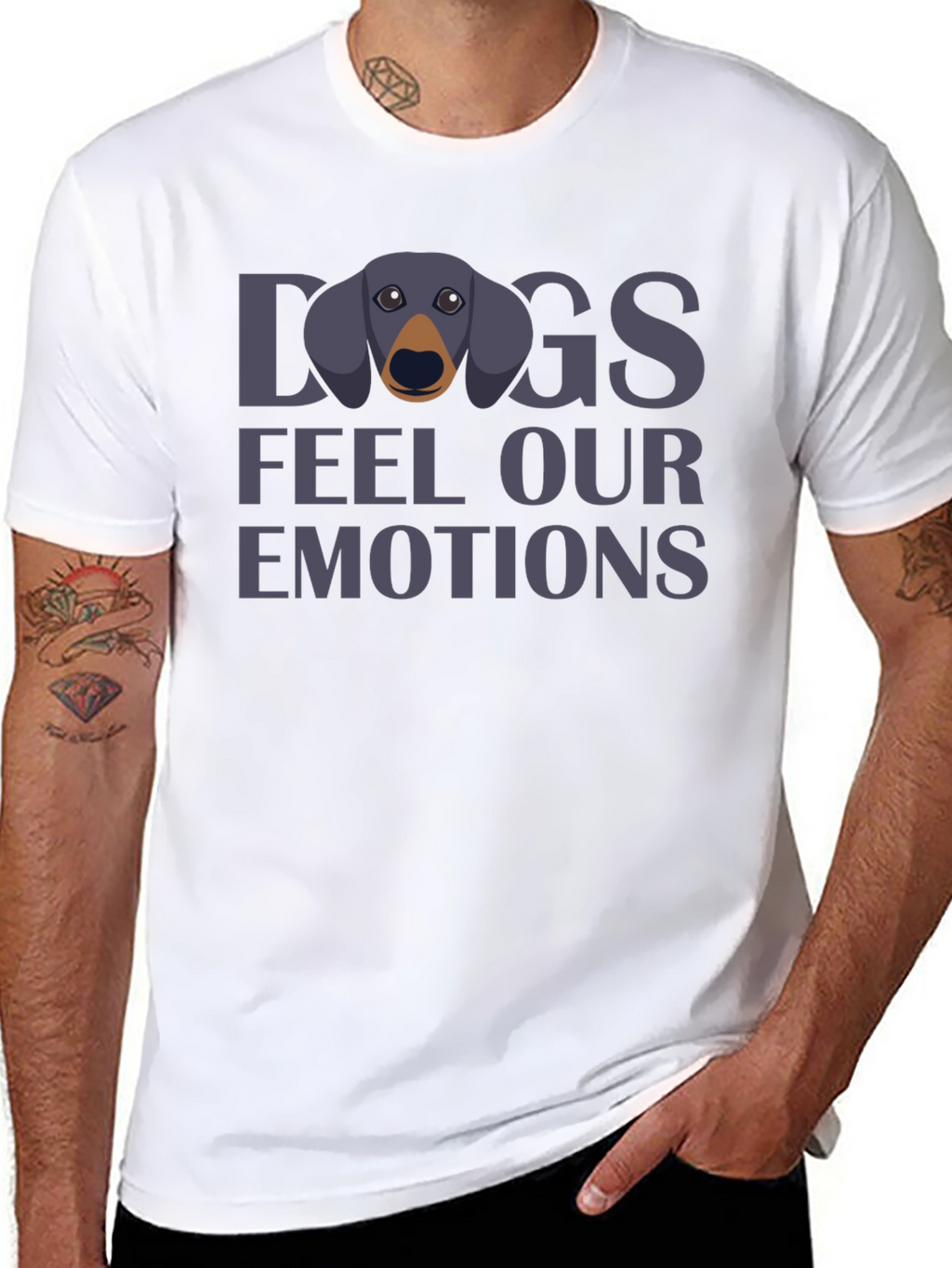 Dogs Feel Our Emotions Graphic T-Shirt