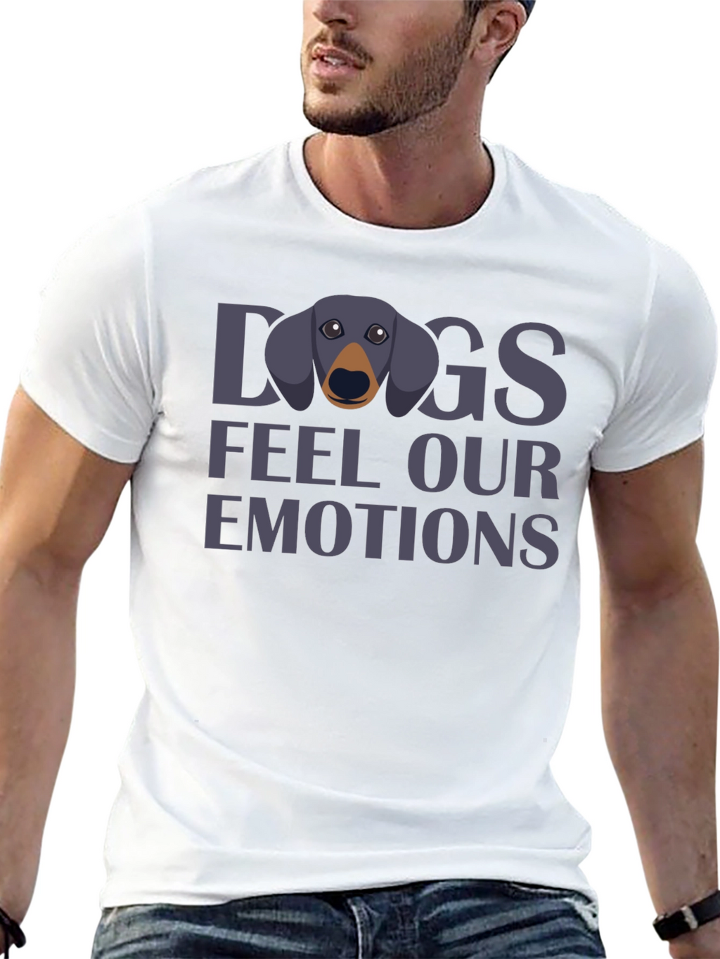 Dogs Feel Our Emotions Graphic T-Shirt