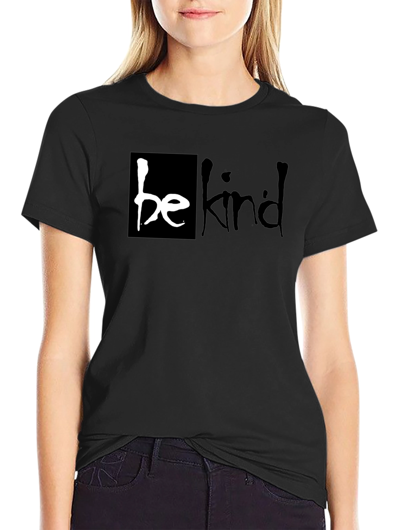 Be Kind Graphic T-Shirt - Black
