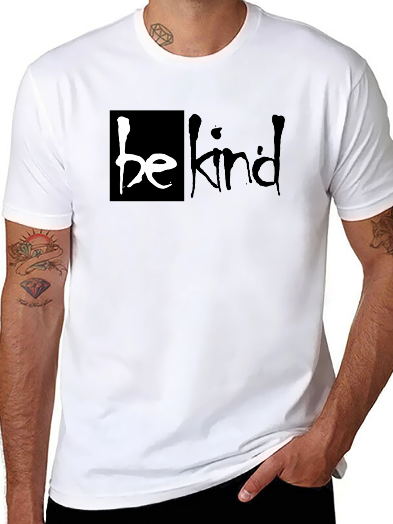 Be Kind Graphic T-Shirt - Black